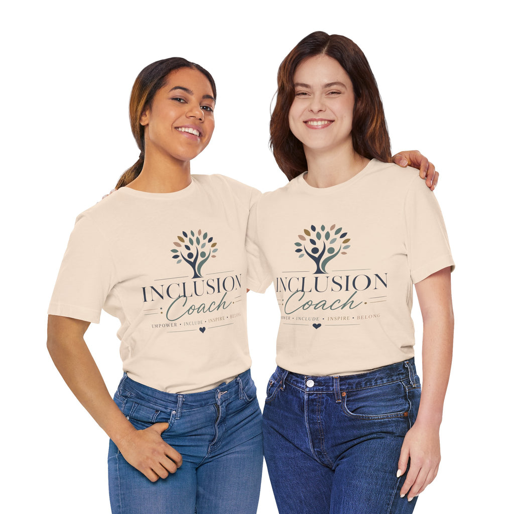 Inclusion Coach T-Shirt | Tree Logo, Empower Inclusivity, Diversity