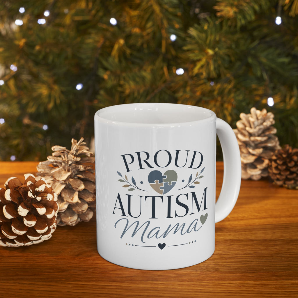 Autumn Mama Ceramic Mug – Proud Autumn Mom Coffee Cup (11oz, 15oz)