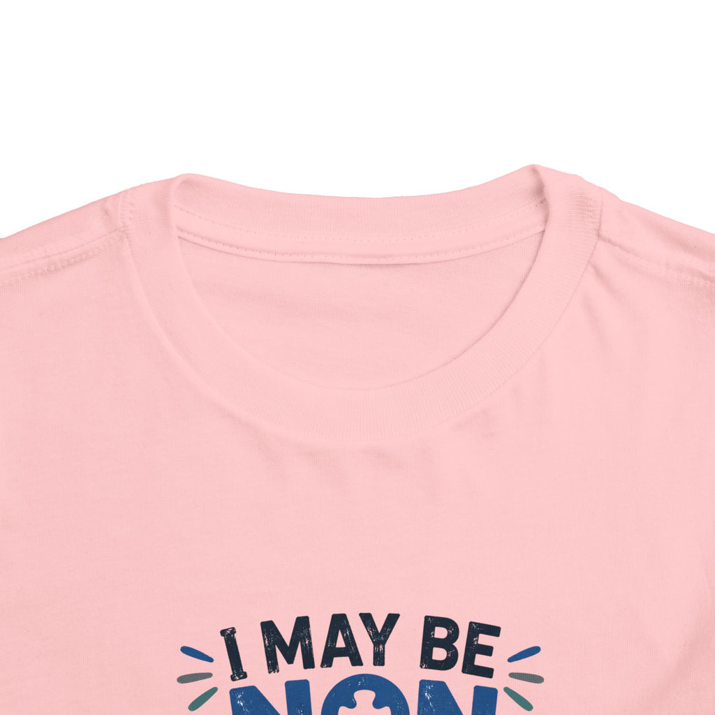 I May Be Nonverbal But My Mom's Not toddler tee | Autism Awareness shirt