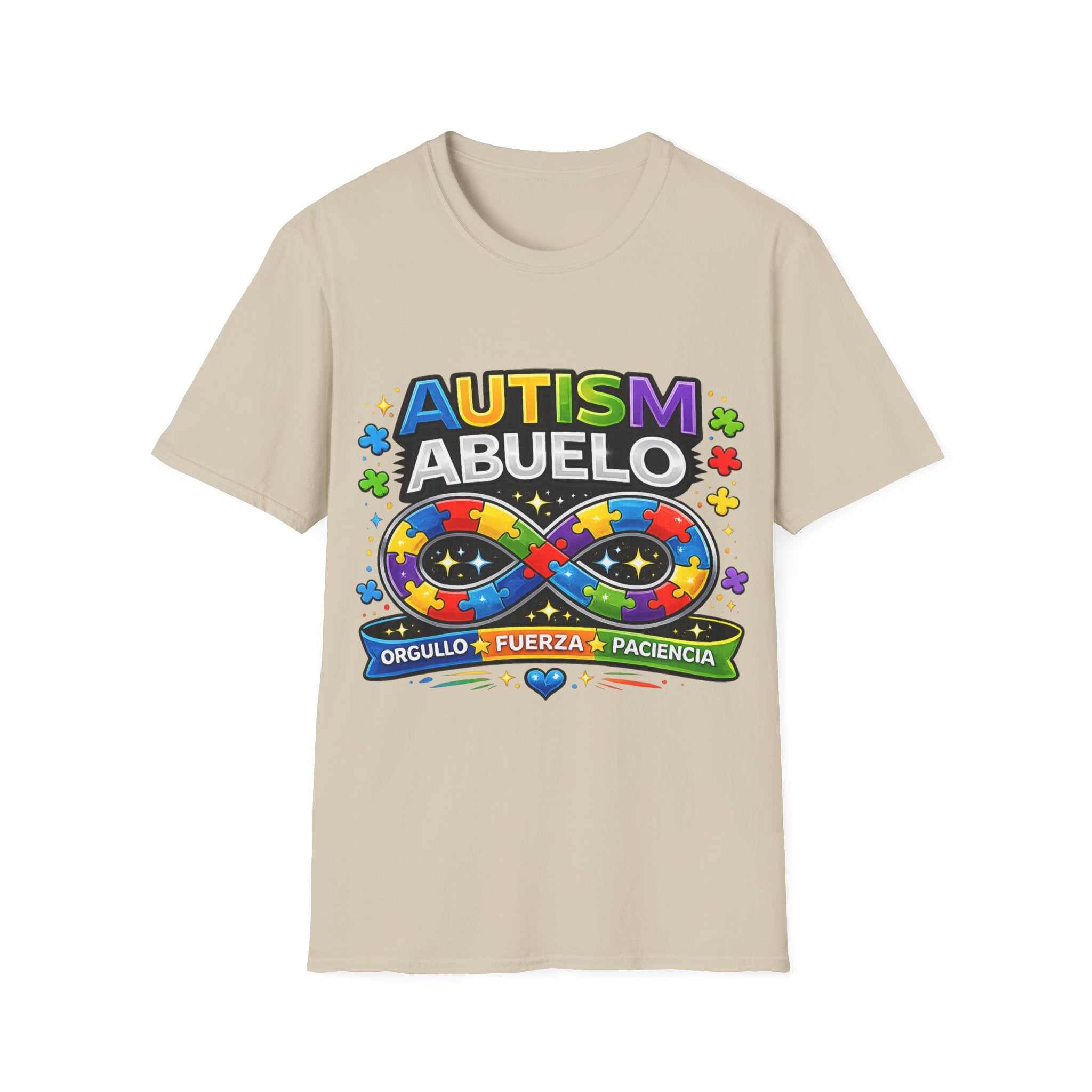 Autism Abuelo Shirt, Proud Autism Grandpa Tee, Spanish Grandpa Gift, Autism Acceptance Shirt, Infinity Symbol T-Shirt, Autism Family Apparel