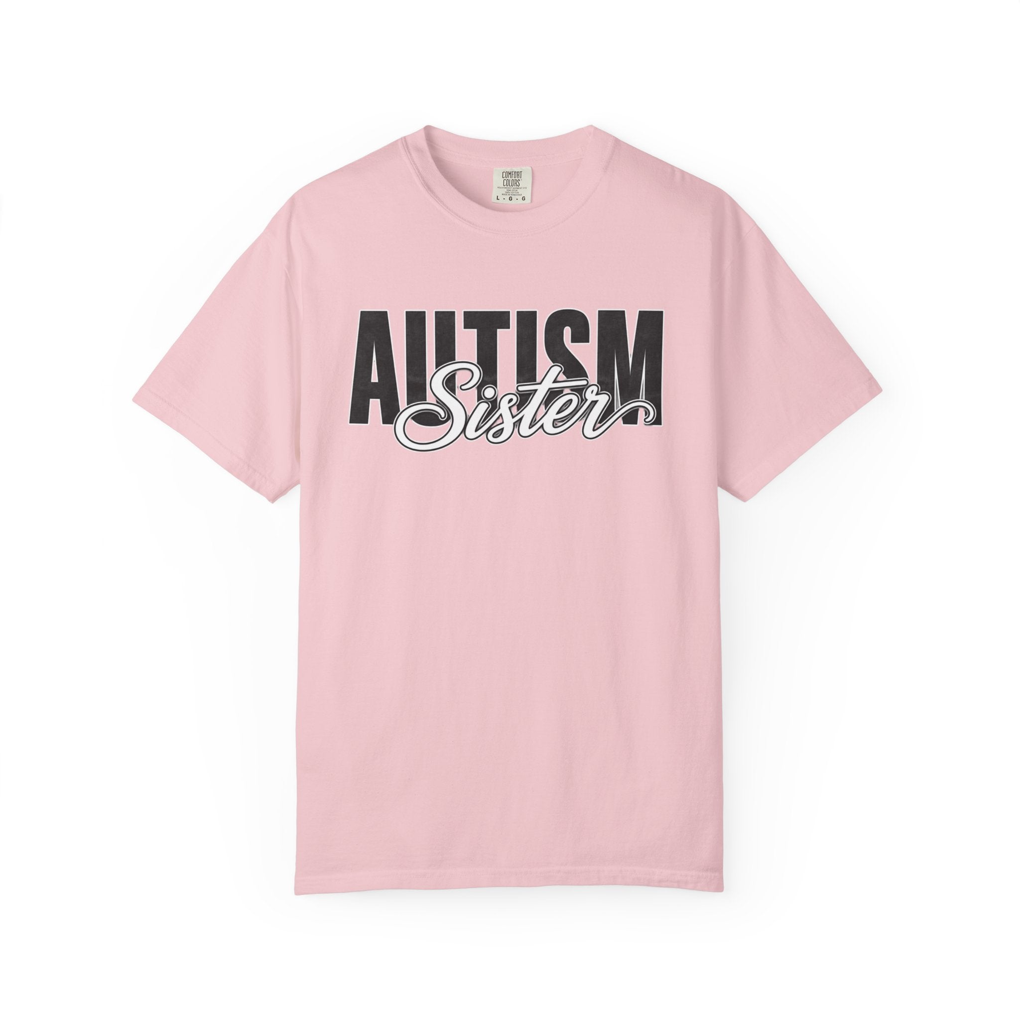 Autism Sister Shirt Proud Autism Sister T Shirt Autism Awareness Autism Acceptance Gift Puzzle Heart Special Needs Sibling Tee