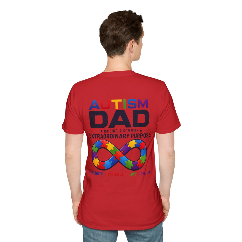 Autism Dad Shirt, Proud Dad Raising an Autistic Son Tee, Autism Acceptance T-Shirt, Special Needs Dad Gift, Autism Parent Shirt, Inclusion Apparel