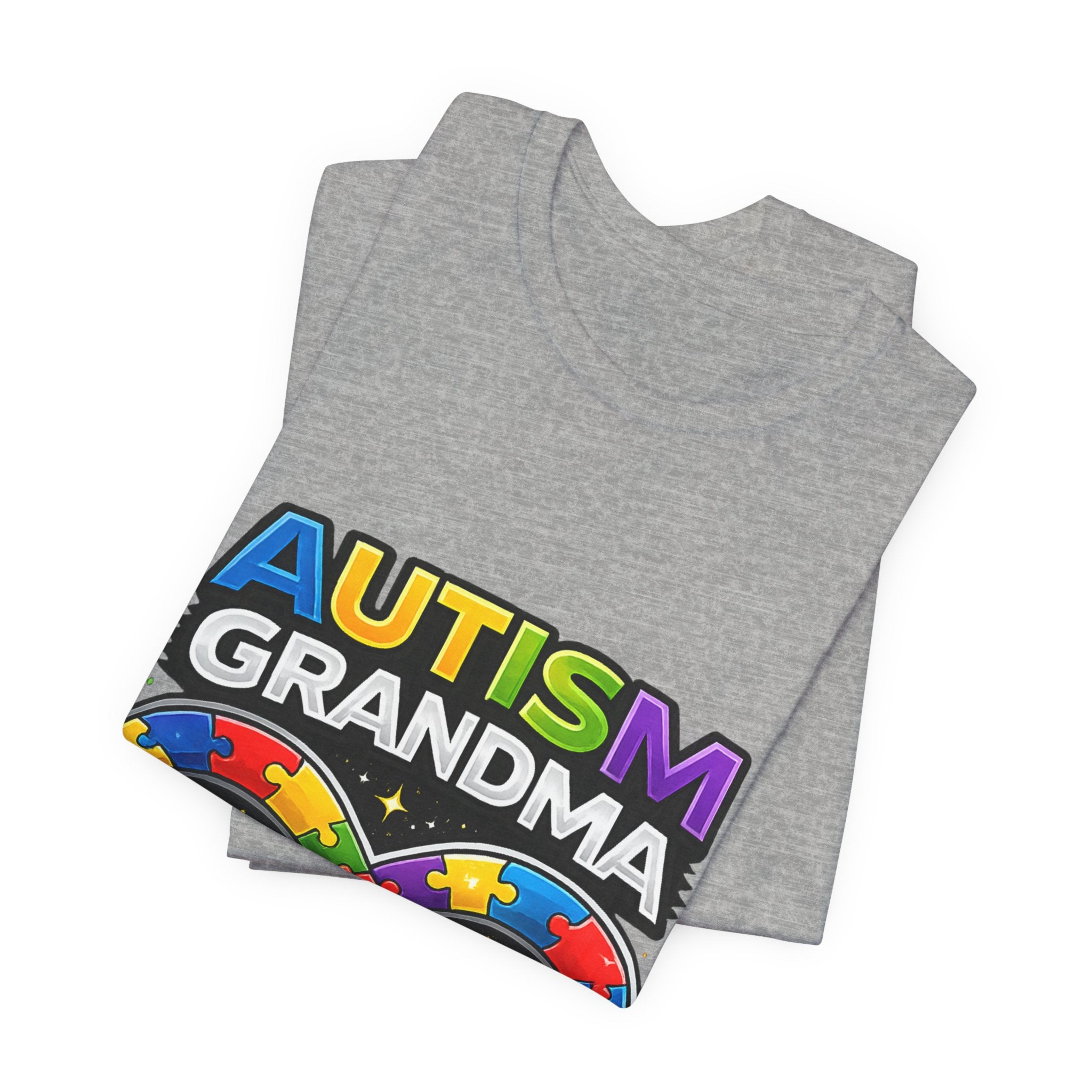 Autism Grandma Shirt | Proud Autism Grandma Tee | Infinity Puzzle Ribbon T-Shirt | Love Support Patience Gift | Autism Awareness Apparel