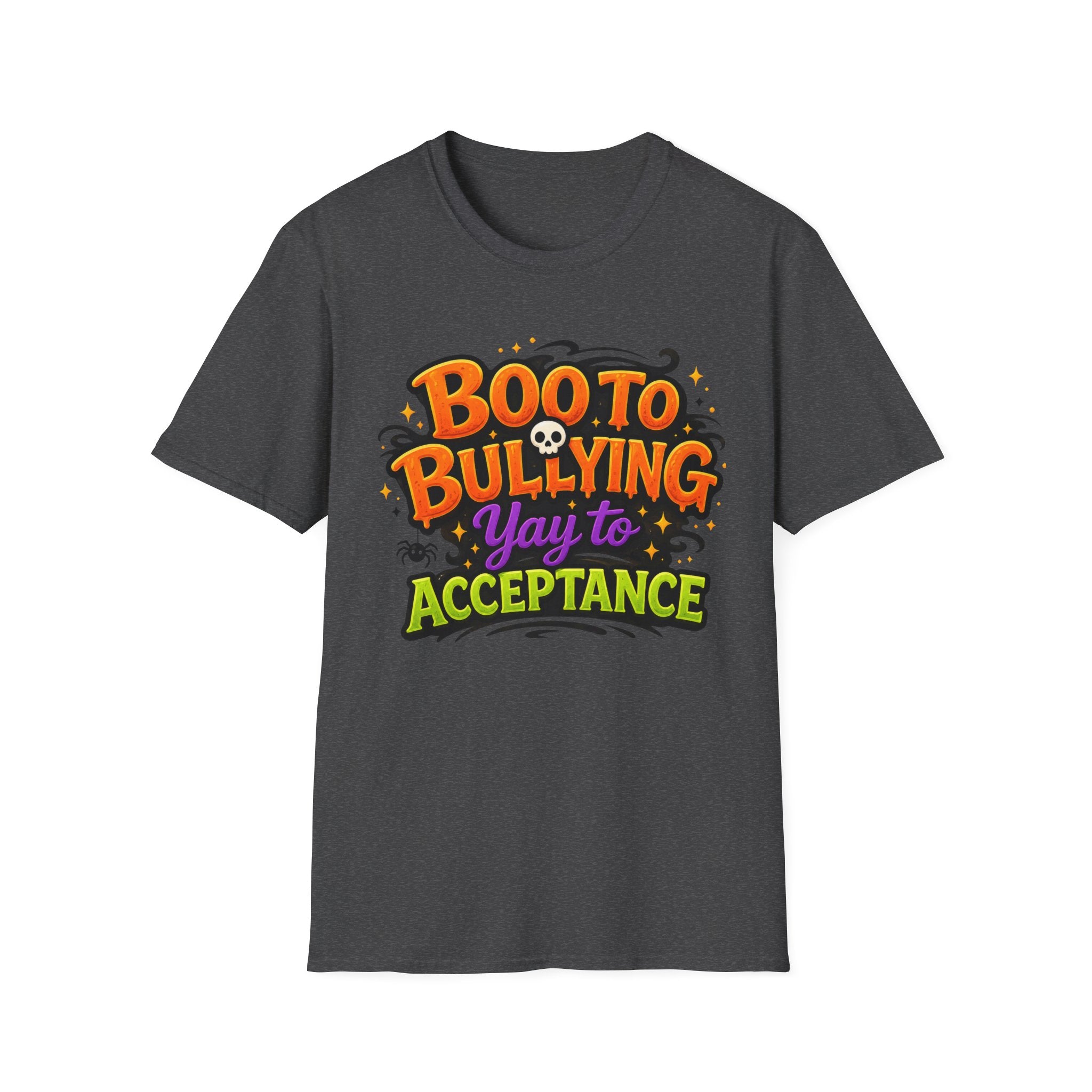 Boo to Bullying Halloween anti-bullying T-Shirt | Acceptance message