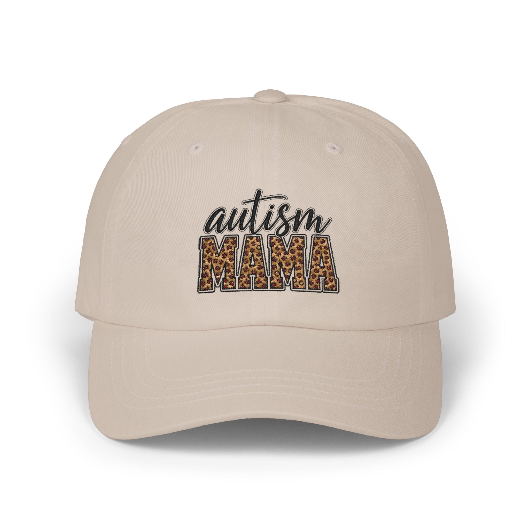 Autism Mama leopard print embroidery Dad Cap | Autism Awareness hat