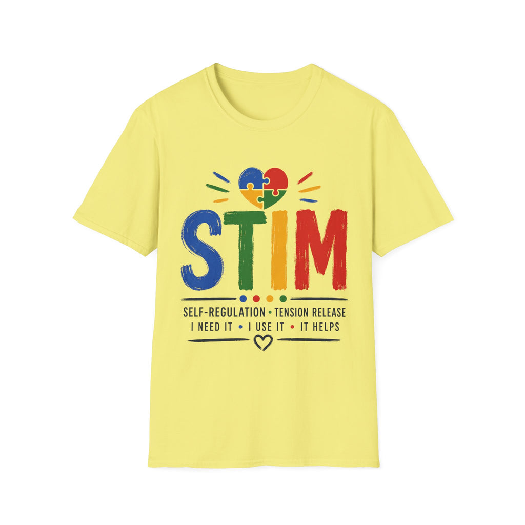 Autism Sensory Shirt | STIM Puzzle Heart Autism Awareness Shirt, Sensory Regulation Support Gift