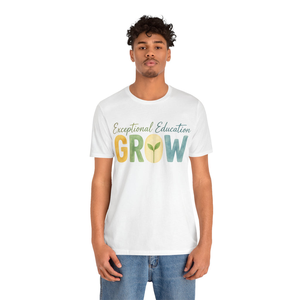 Exceptional Education Teacher Shirt GROW Special Education T Shirt SPED Teacher Gift Inclusive Classroom Autism Teacher Tee