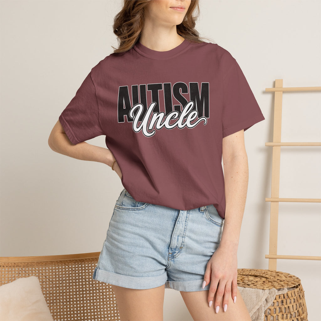 Autism Uncle Shirt Proud Autism Uncle T Shirt Autism Awareness Autism Acceptance Gift Puzzle Heart Special Needs Family Tee