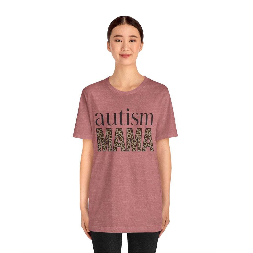 Autism MAMA Leopard Print Tee | Autism Awareness Shirt