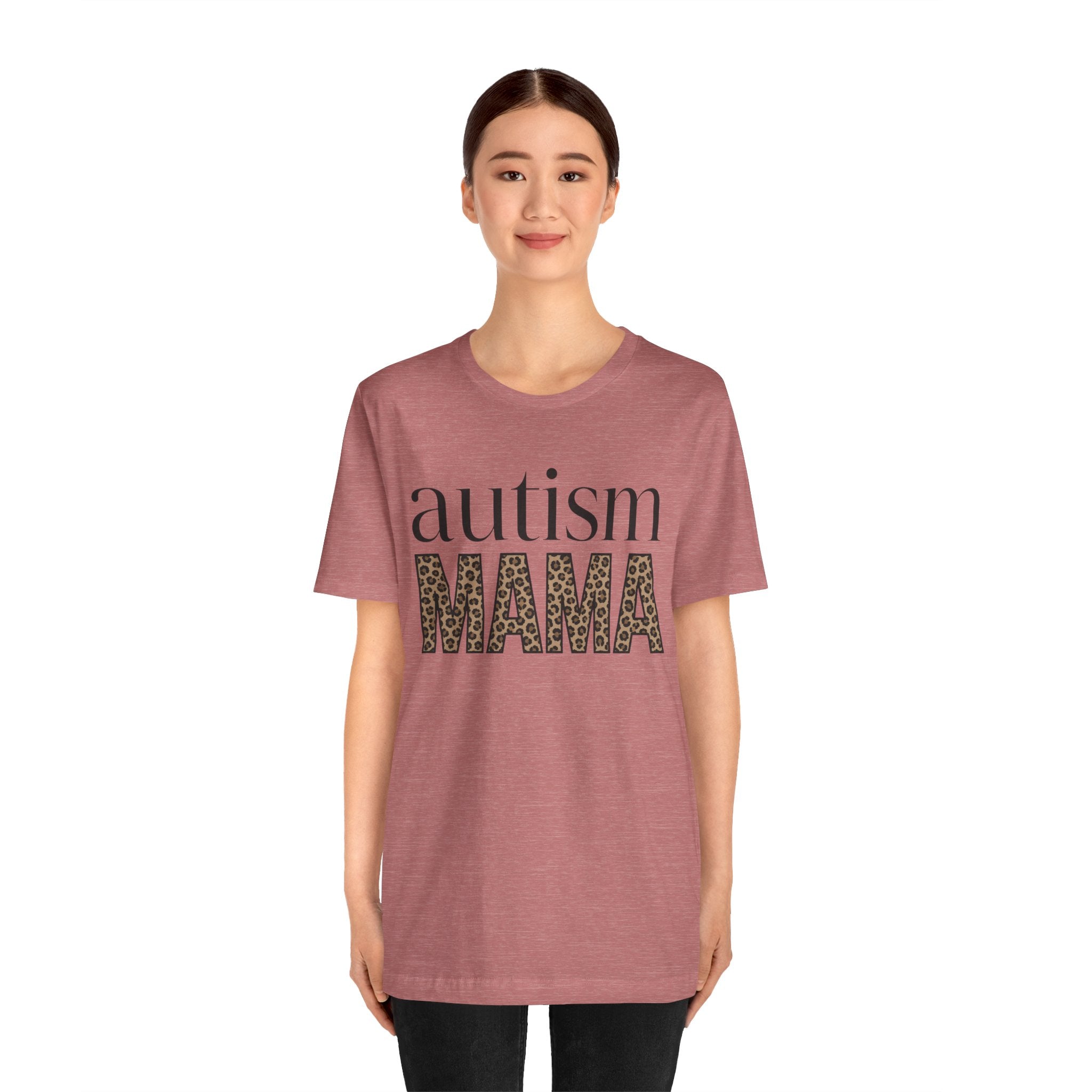 Autism MAMA Leopard Print Tee | Autism Awareness Shirt