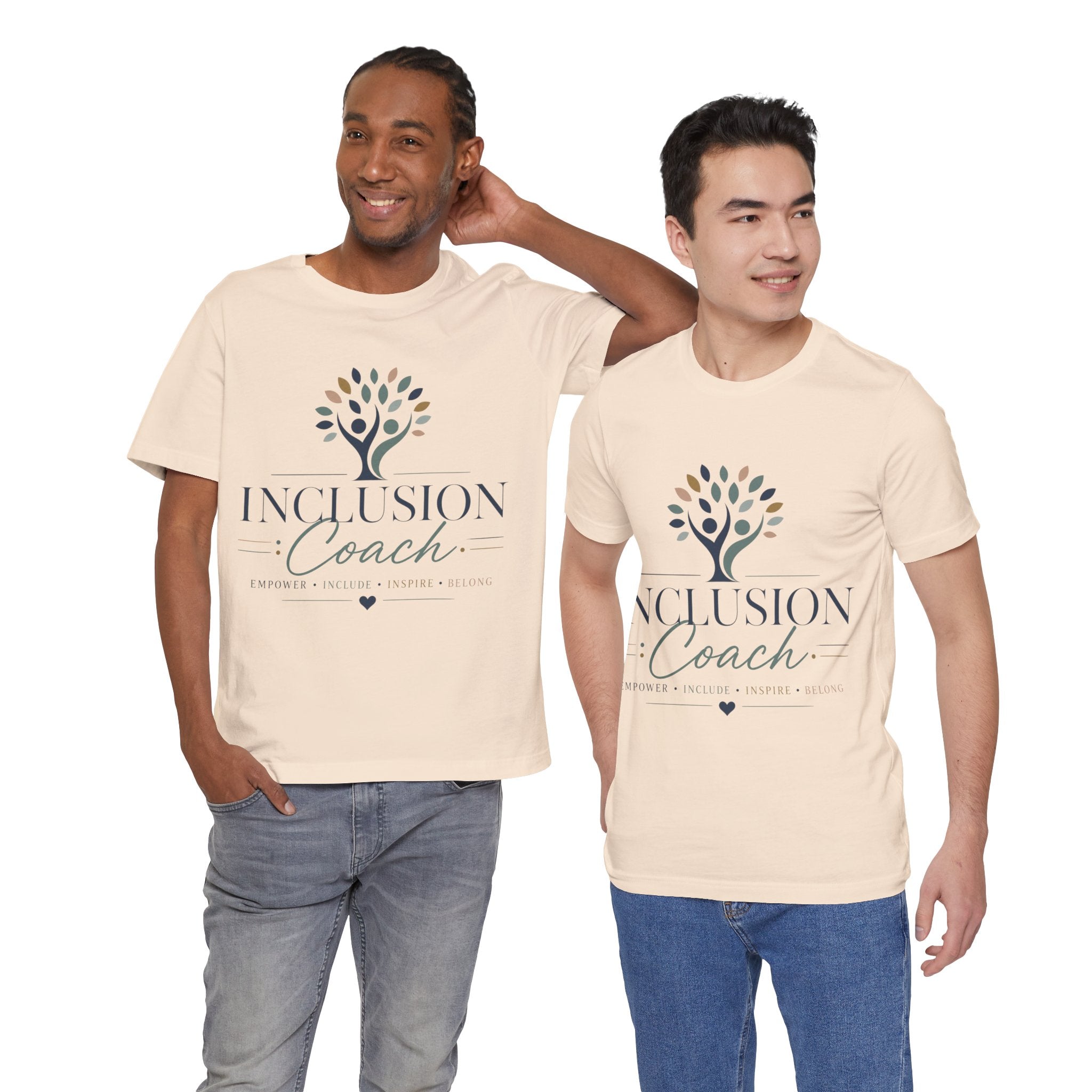 Inclusion Coach T-Shirt | Tree Logo, Empower Inclusivity, Diversity