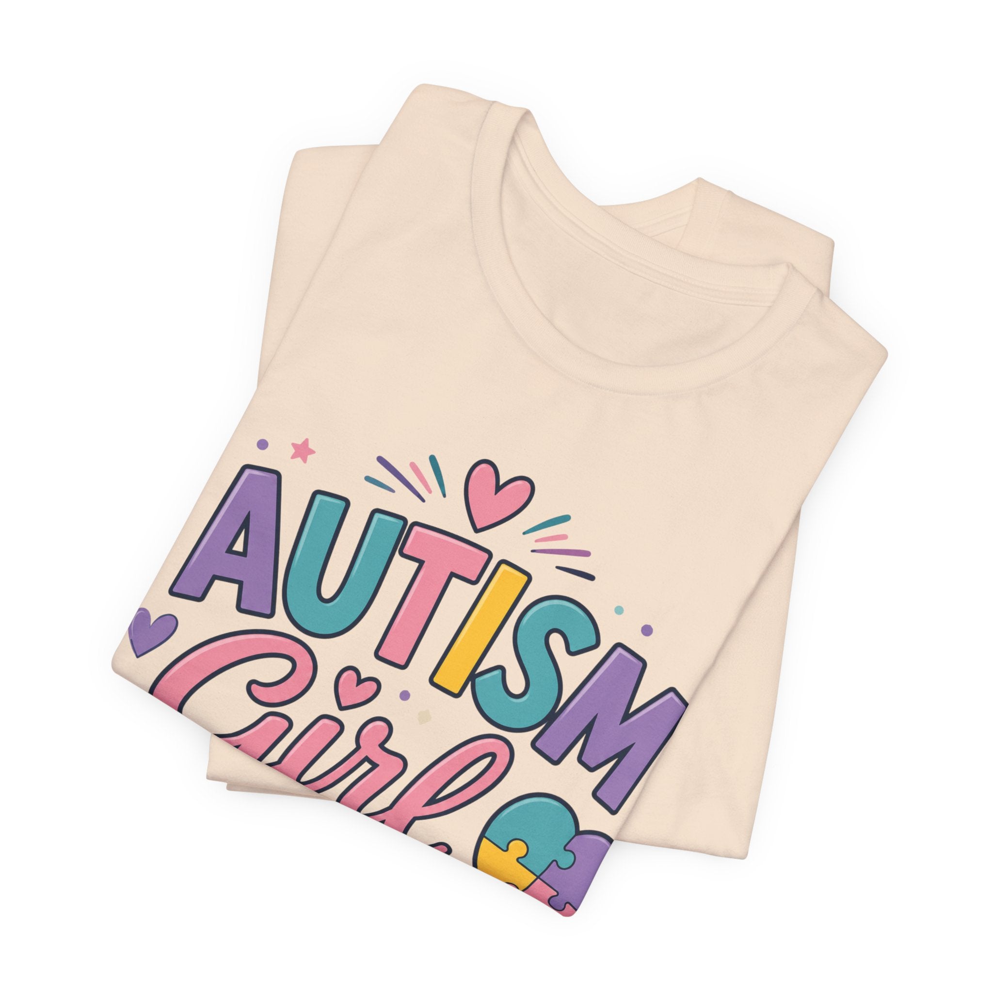 Autism Girl Mom T-Shirt | Puzzle Heart Mom Tee, Neurodiversity Support