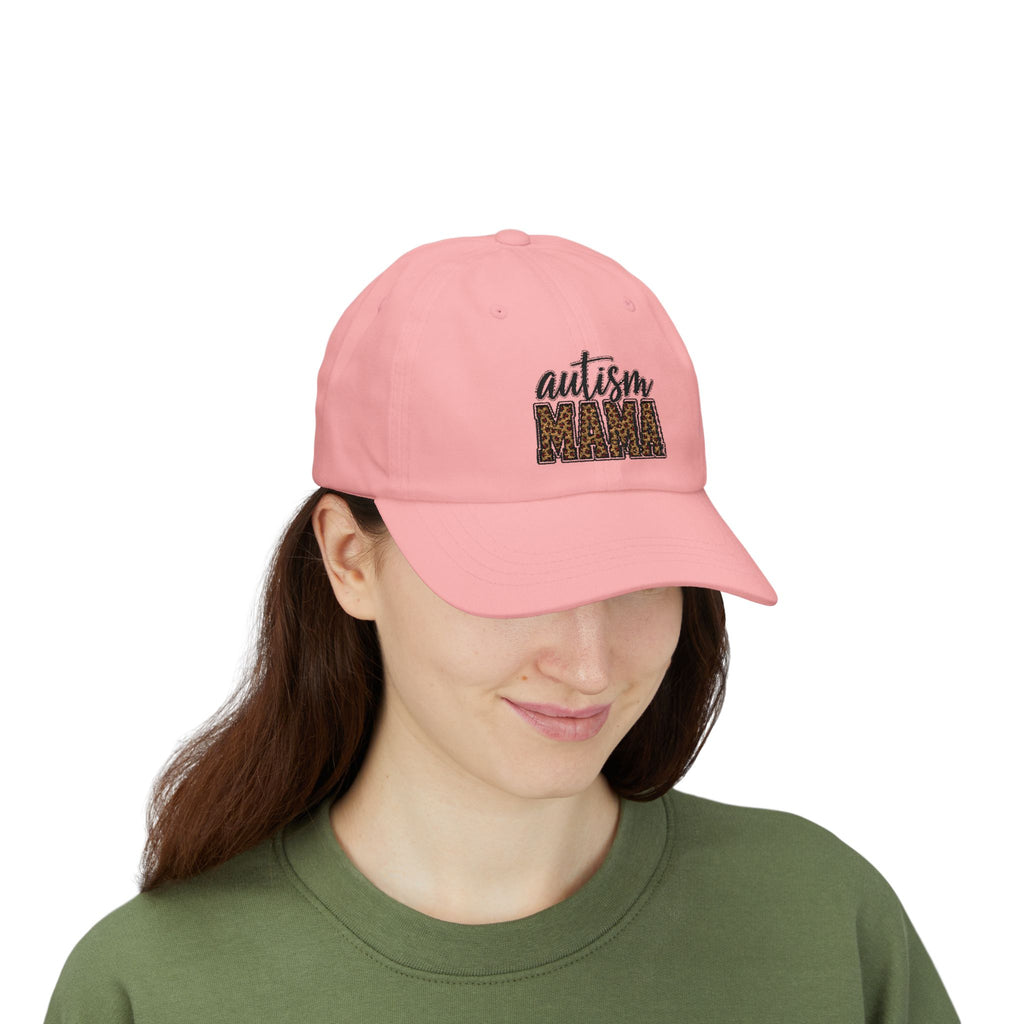 Autism Mama leopard print embroidery Dad Cap | Autism Awareness hat