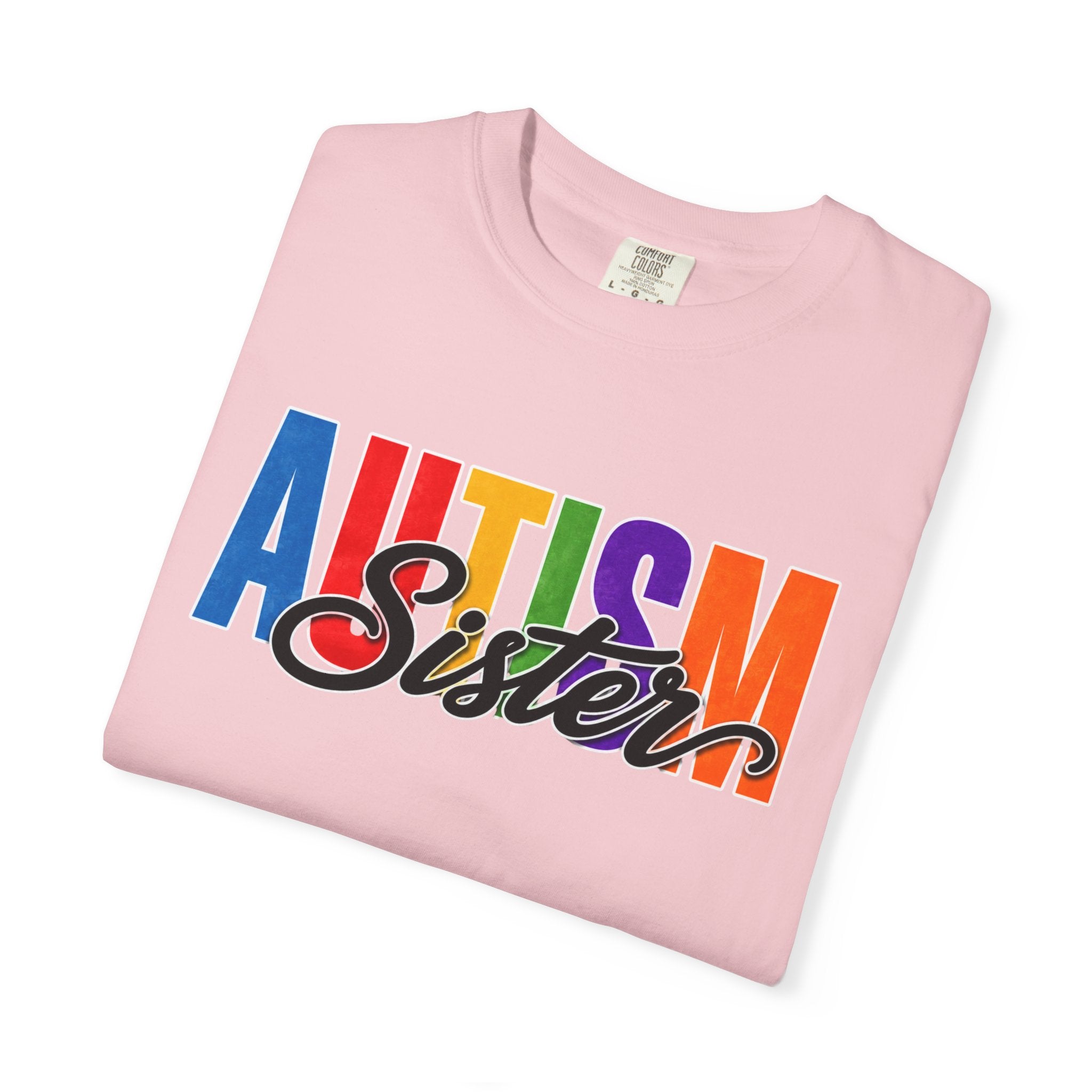 Autism Sister Shirt Proud Autism Sister T Shirt Autism Awareness Autism Acceptance Gift Puzzle Heart Special Needs Sibling Tee