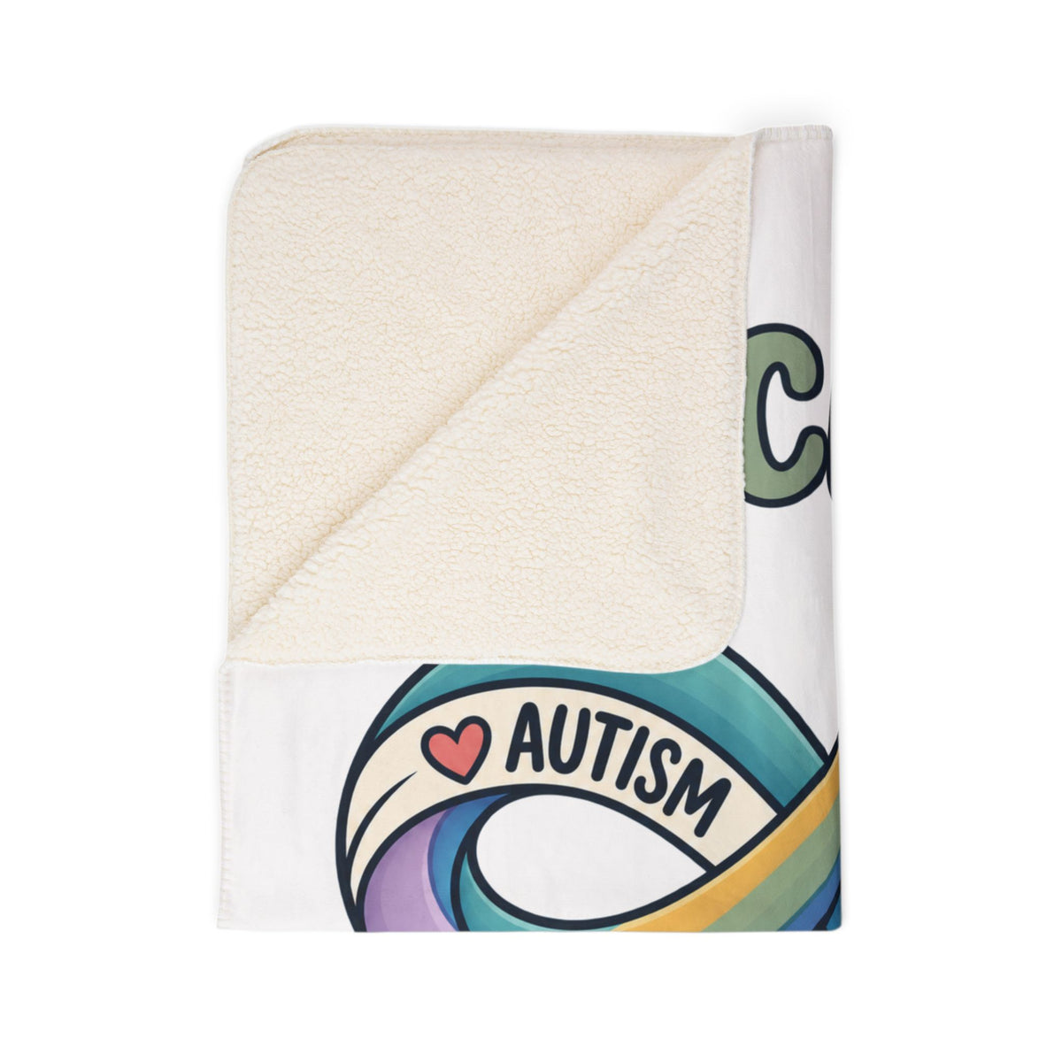 Autism Acceptance Infinity Sherpa Blanket, Advocate Adapt Throw, Autism Awareness Gift  Neurodiversity Blanket Autism Family Gift