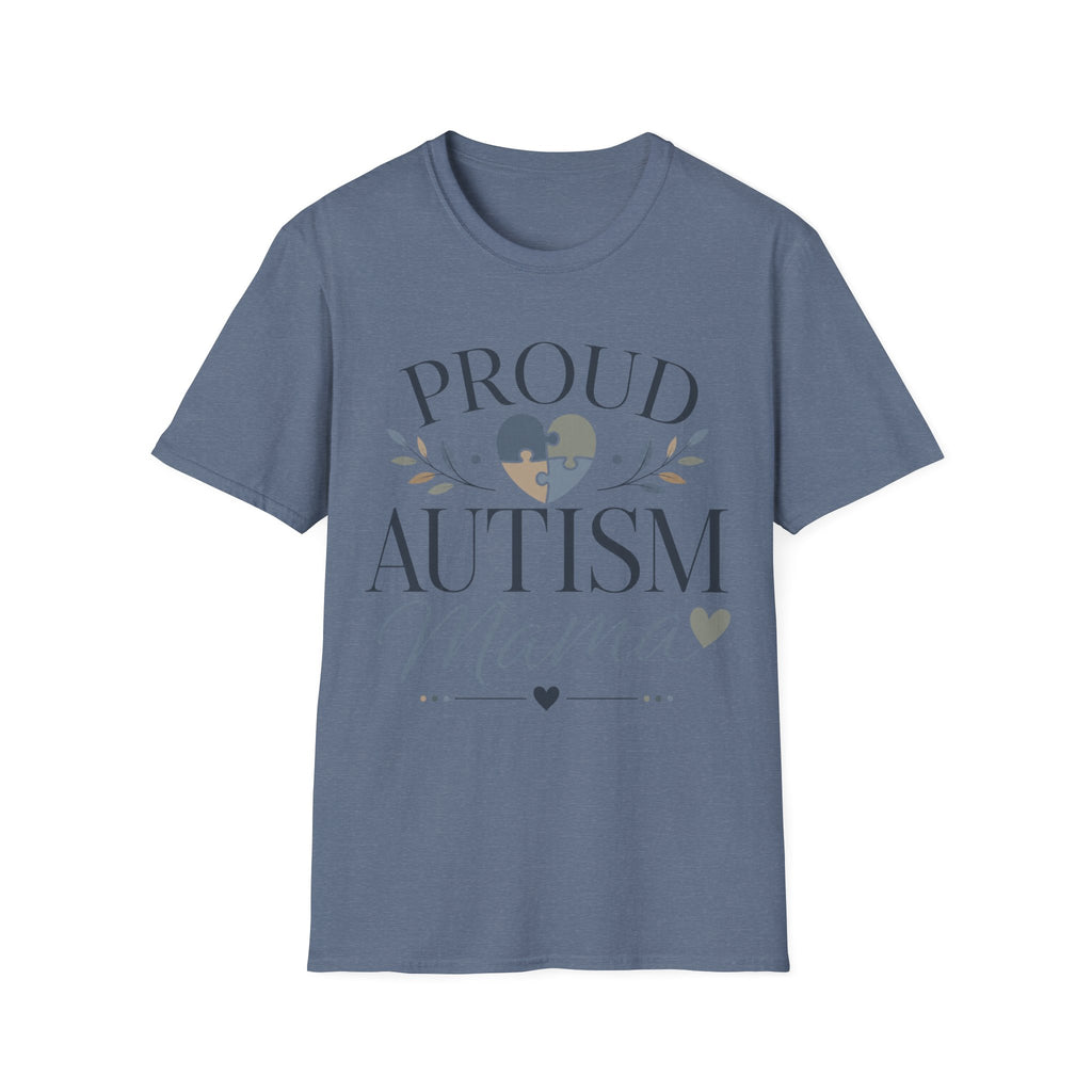 Proud Autism Mama T-Shirt | Puzzle Heart Awareness Tee | Special Needs