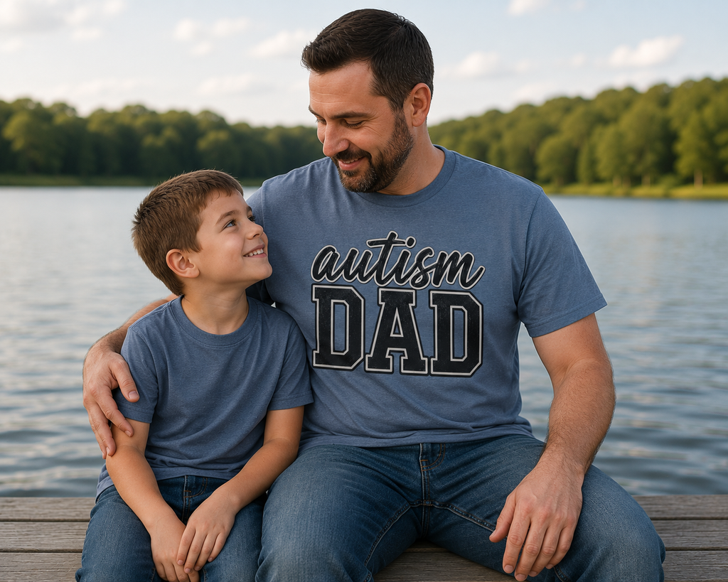 Autism Dad T-Shirt | Awareness Script and Special Needs