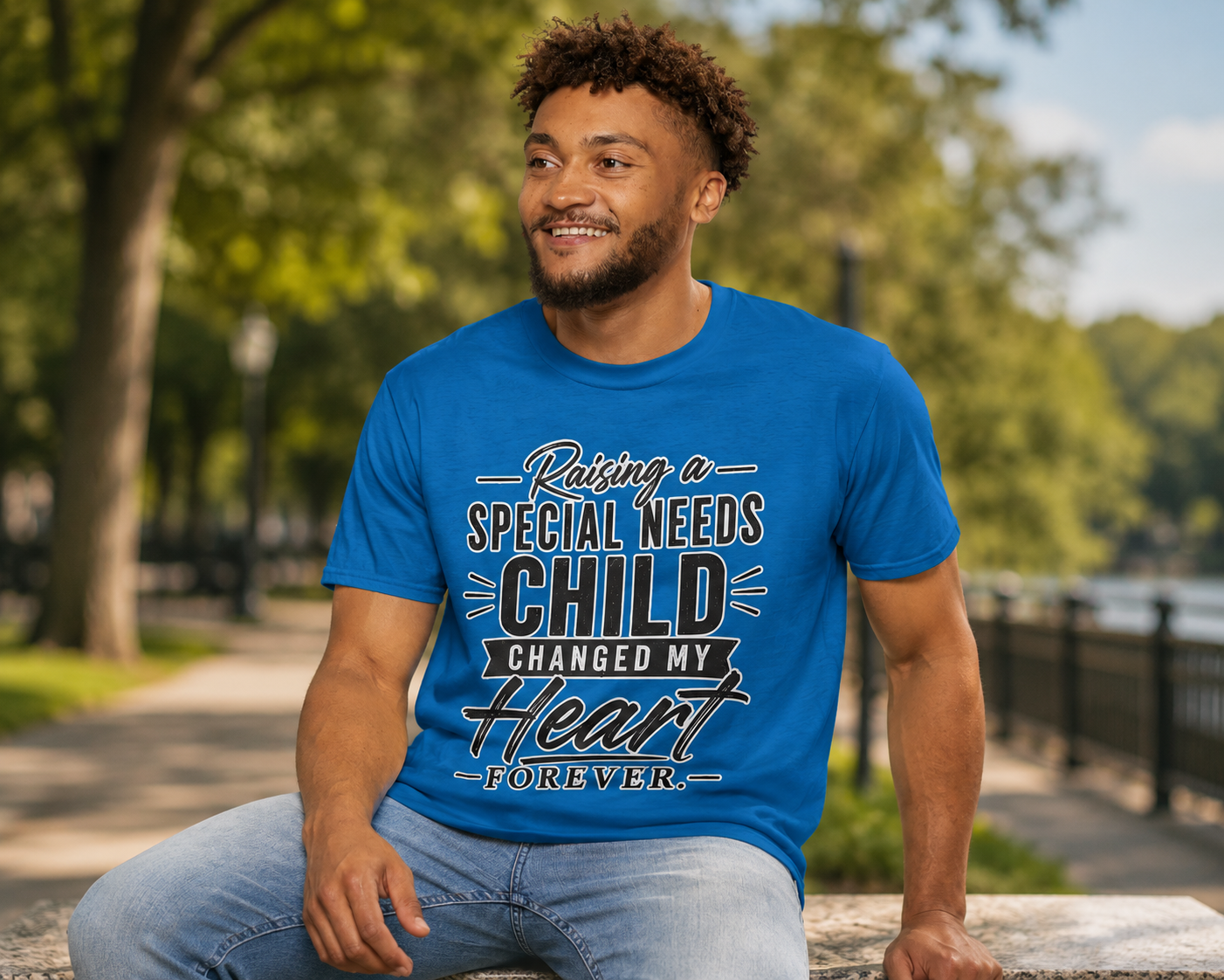 Raising a Special Needs Child T-Shirt — Supportive Special Needs Parent Awareness Tee