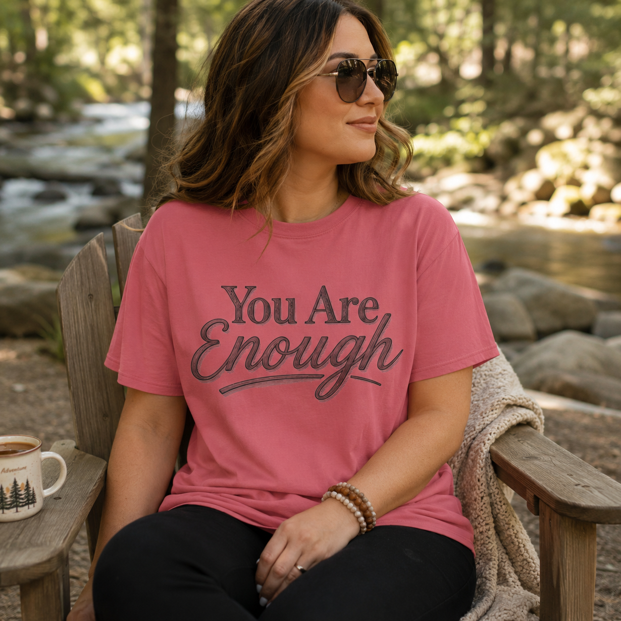You Are Enough Shirt Inspirational T Shirt Positive Affirmation Tee Mental Health Awareness Shirt Self Love Gift Motivational Apparel