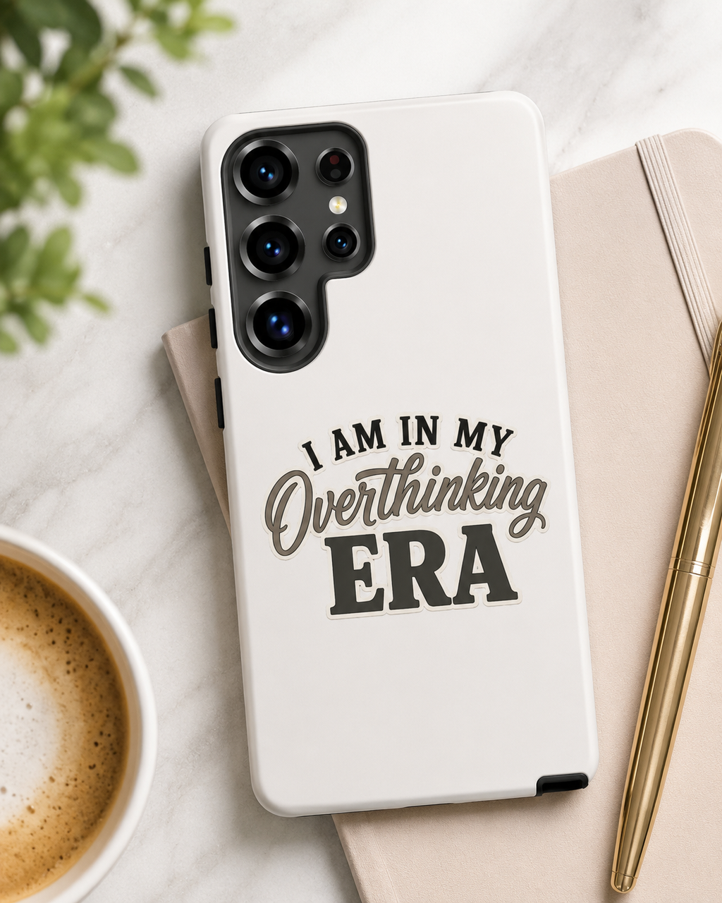 I Am In My Overthinking Era Phone Case Funny Anxiety Phone Case ADHD Tough Case Mental Health Gift Neurodivergent iPhone Samsung Case