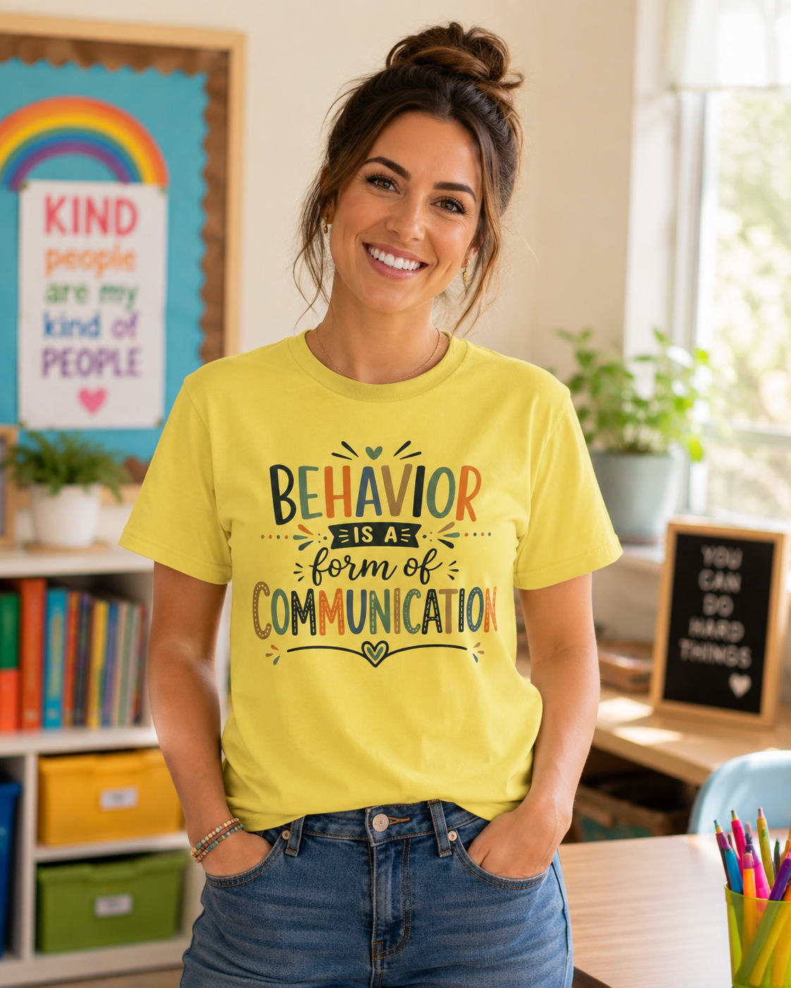 Behavior Is A Form Of Communication Shirt Special Education Teacher T Shirt Mental Health Autism ADHD Behavior Support Tee