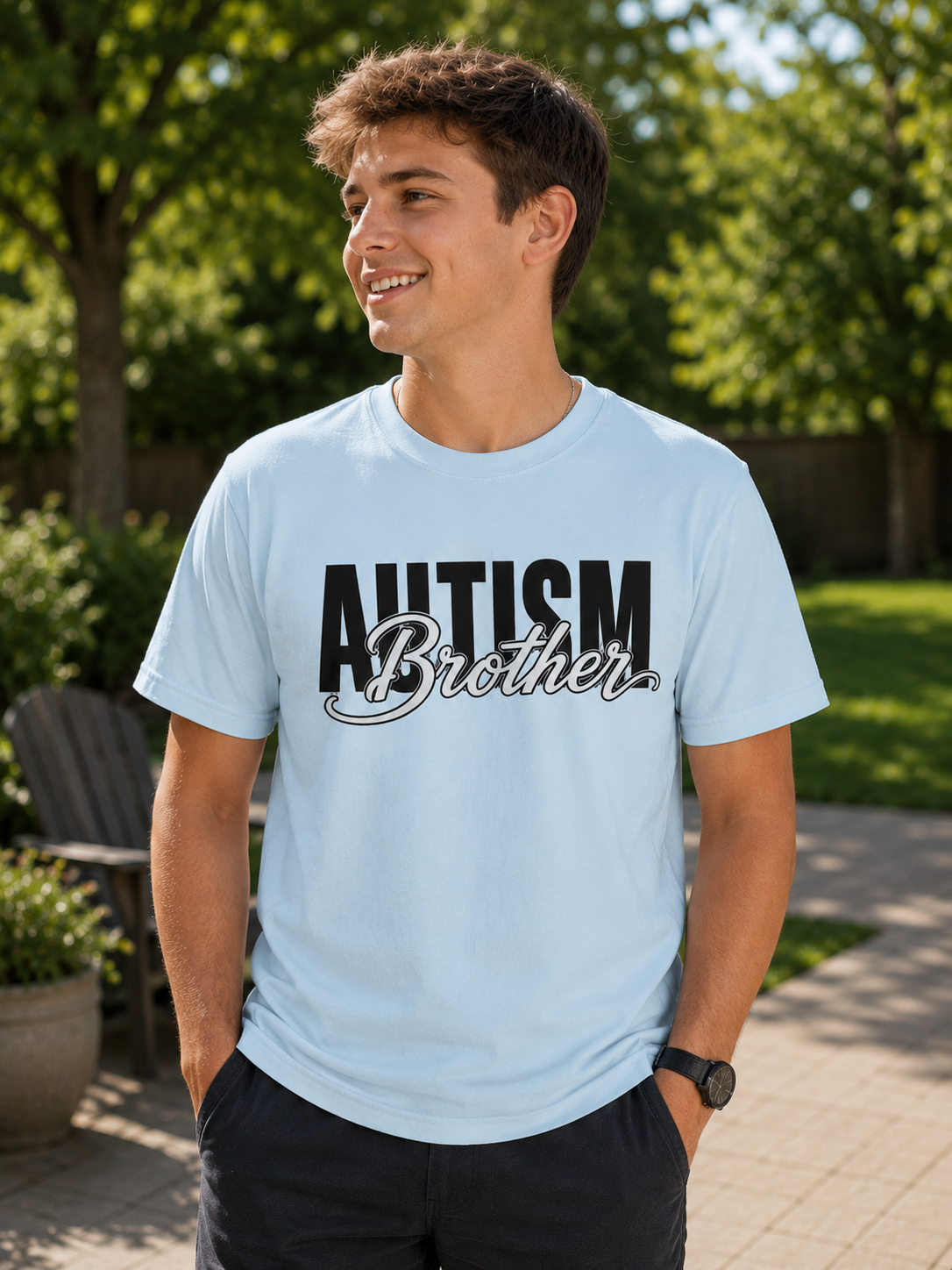 Autism Brother Shirt Proud Autism Brother T Shirt Autism Awareness Autism Acceptance Gift Puzzle Heart Special Needs Sibling Tee