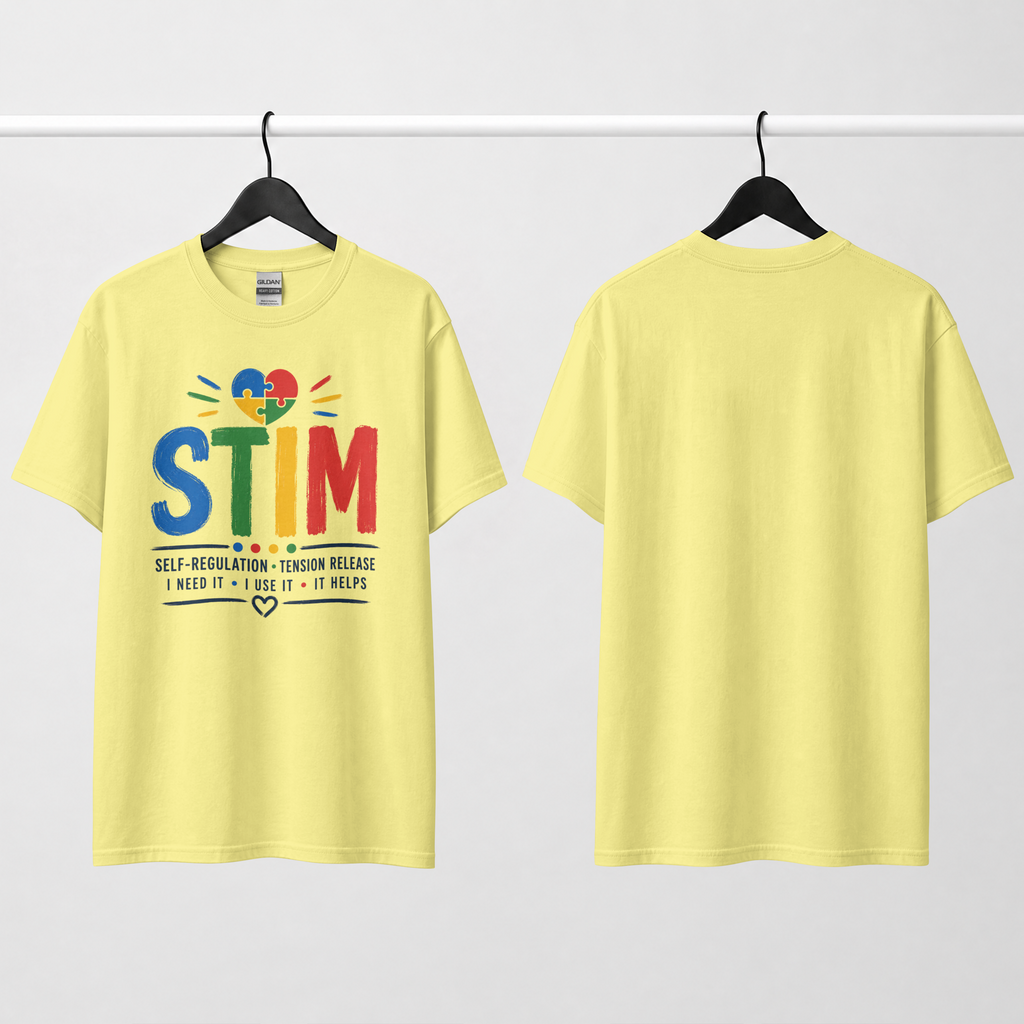 Autism Sensory Shirt | STIM Puzzle Heart Autism Awareness Shirt, Sensory Regulation Support Gift