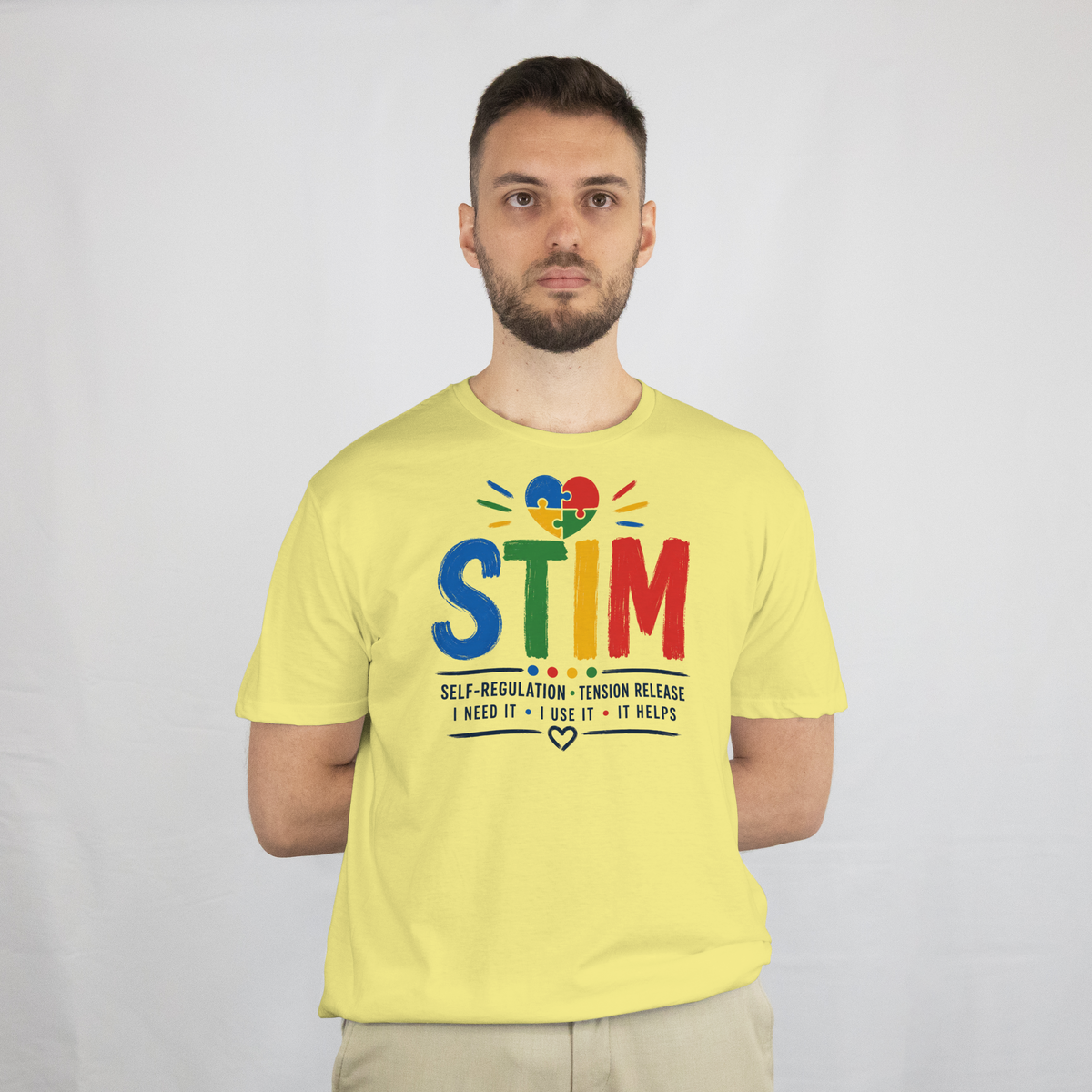 Autism Sensory Shirt | STIM Puzzle Heart Autism Awareness Shirt, Sensory Regulation Support Gift