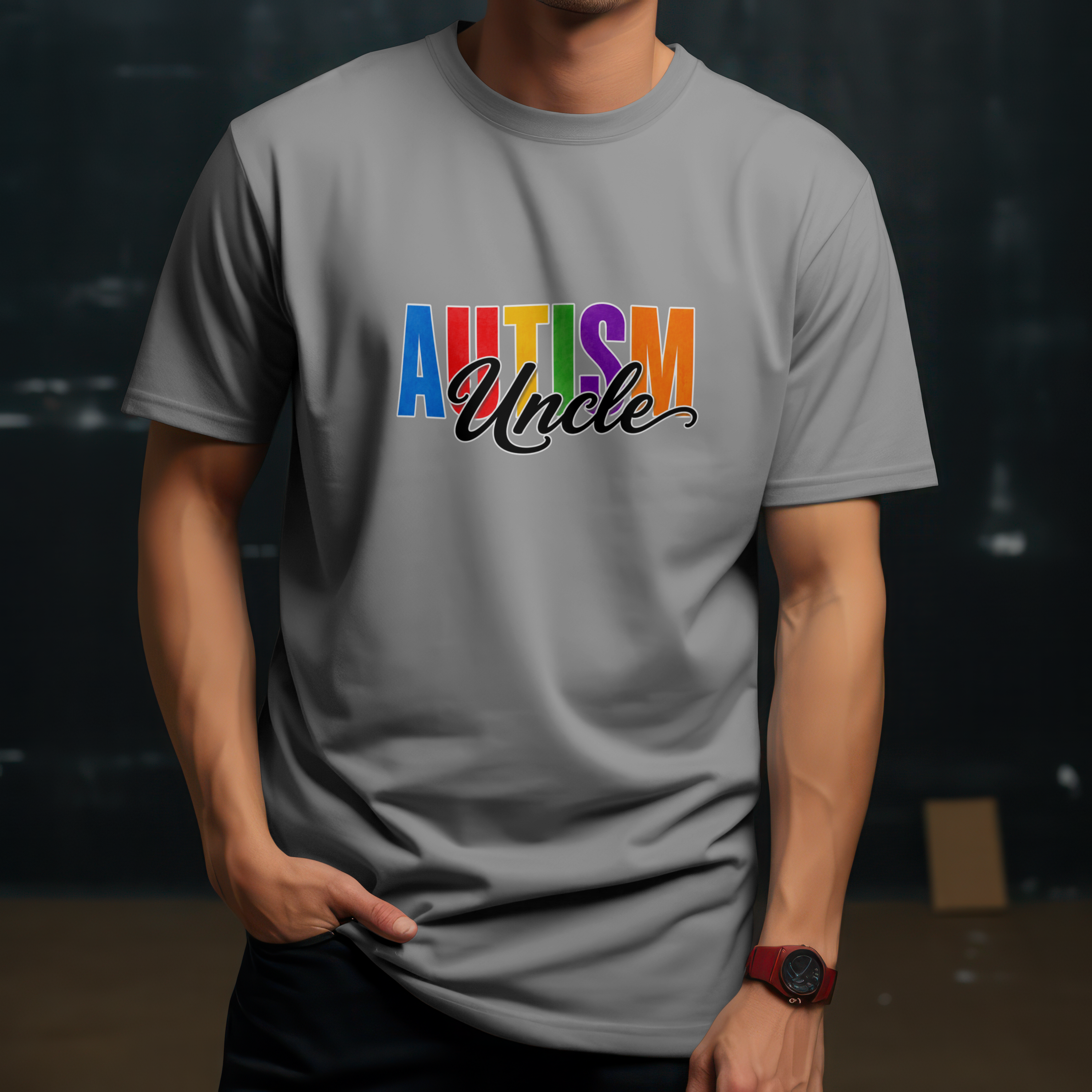 Autism Uncle Shirt Proud Autism Uncle T Shirt Autism Awareness Autism Acceptance Gift Puzzle Heart Special Needs Family Tee