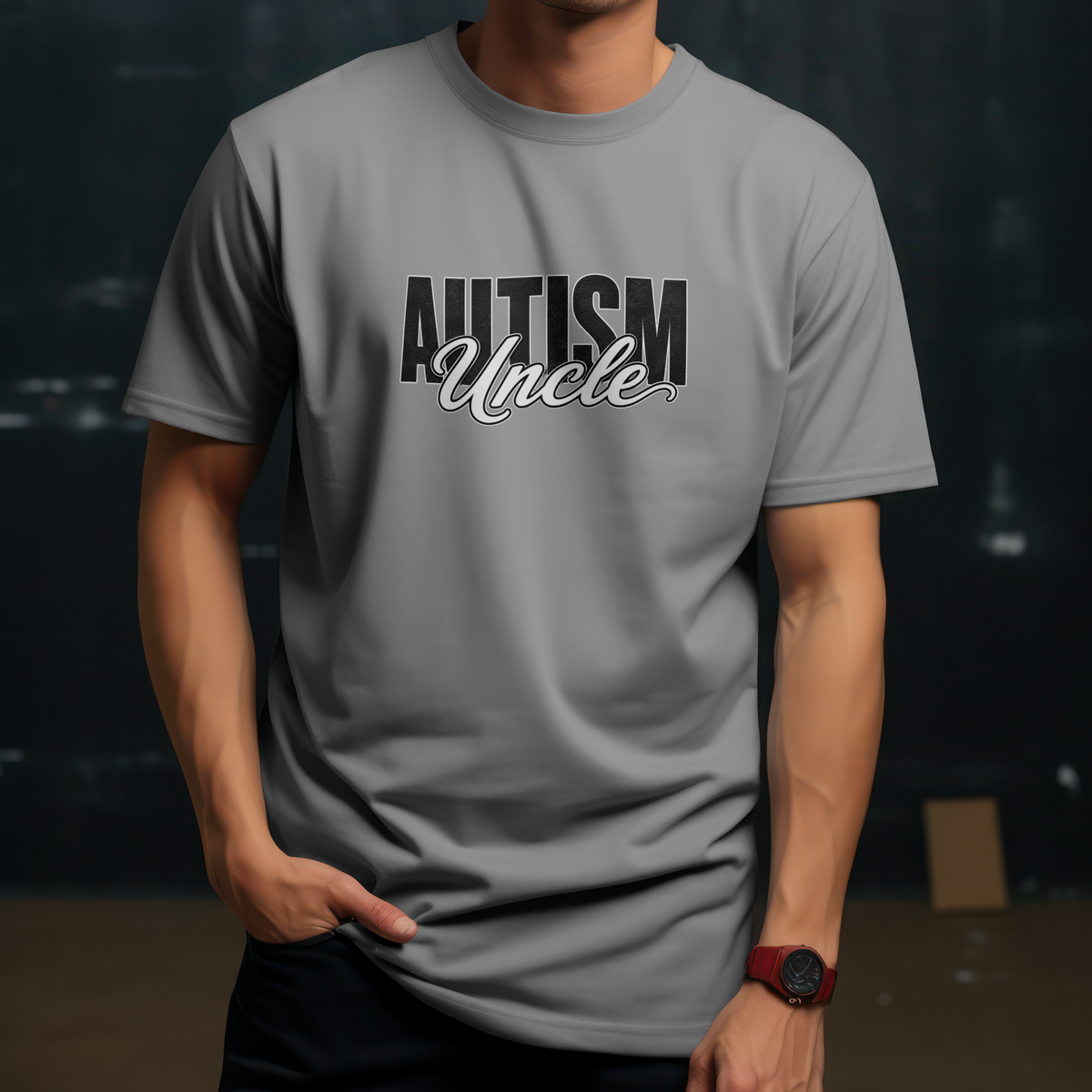 Autism Uncle Shirt Proud Autism Uncle T Shirt Autism Awareness Autism Acceptance Gift Puzzle Heart Special Needs Family Tee