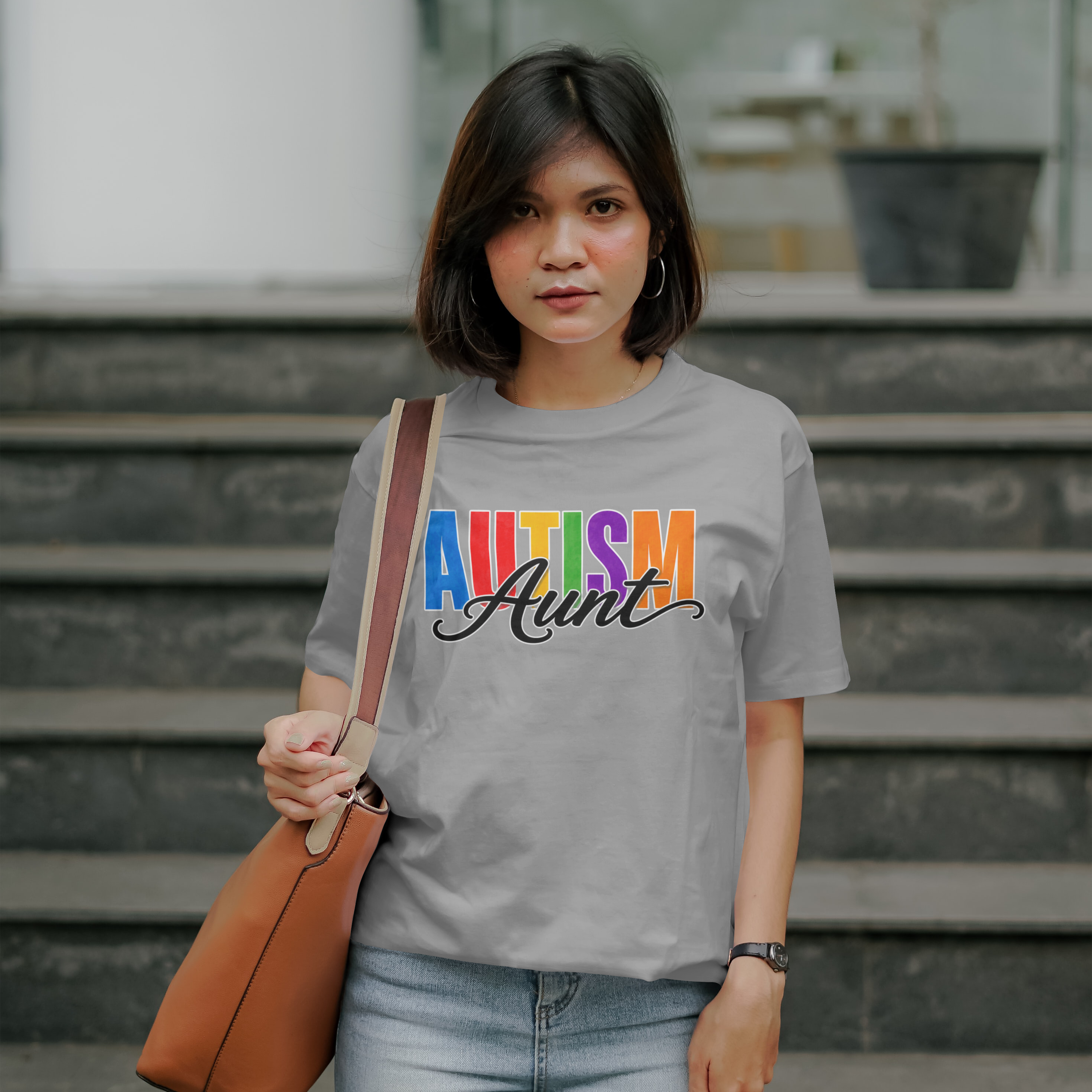 Autism Aunt Shirt Proud Autism Aunt T Shirt Autism Awareness Autism Acceptance Gift Puzzle Heart Special Needs Family Tee