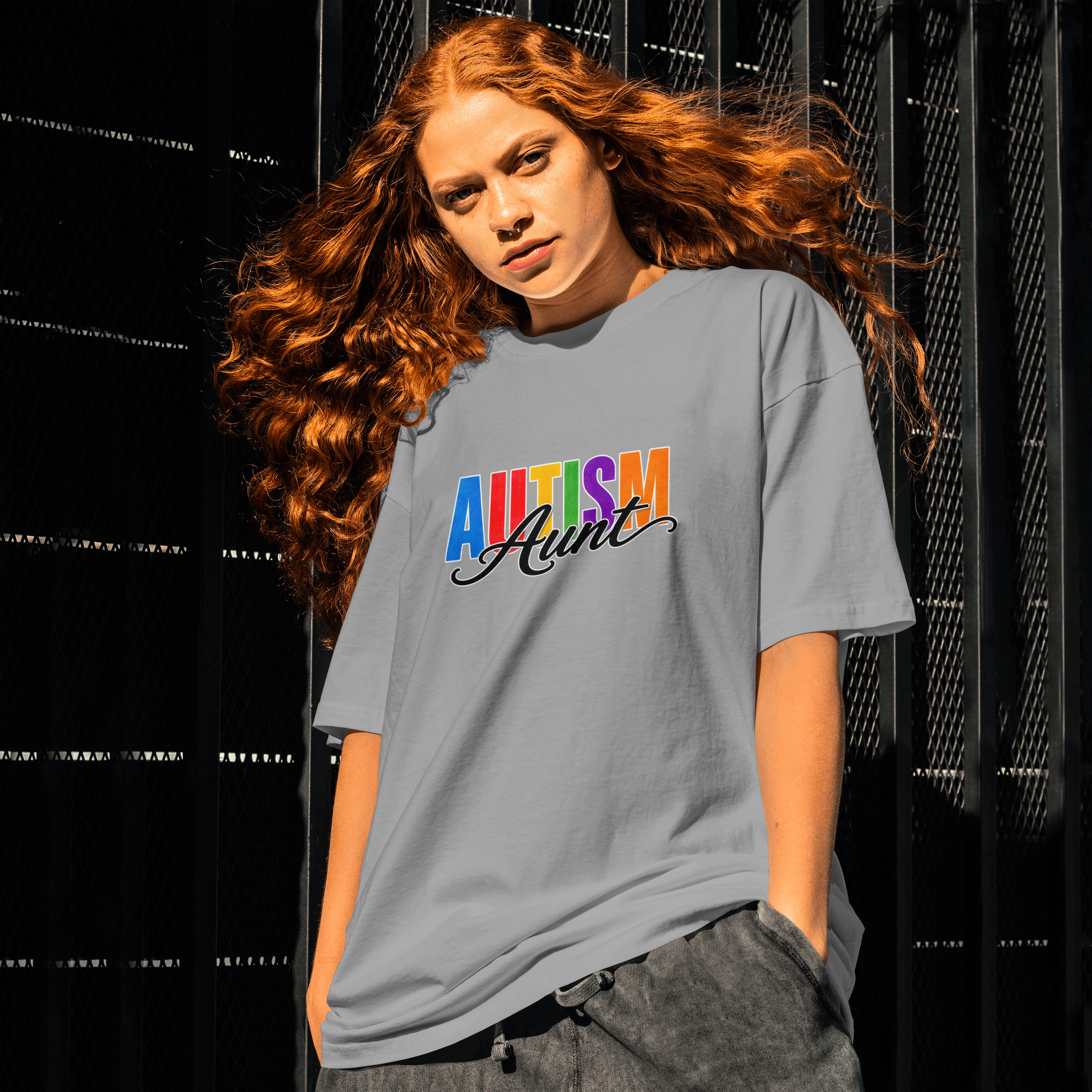 Autism Aunt Shirt Proud Autism Aunt T Shirt Autism Awareness Autism Acceptance Gift Puzzle Heart Special Needs Family Tee