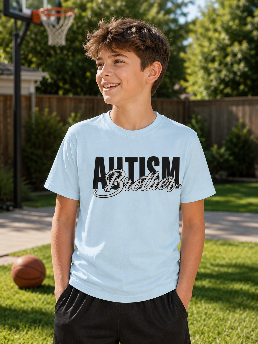 Autism Brother Youth Shirt Kids Autism Brother T Shirt Proud Autism Sibling Tee Autism Awareness Autism Acceptance Gift for Boys