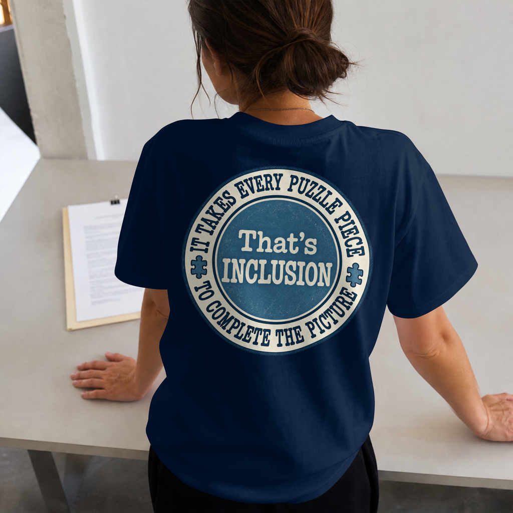 That's Inclusion Tee, Autism Awareness Puzzle Piece Logo Shirt, Autism Acceptance T-Shirt, Special Education Teacher Gift