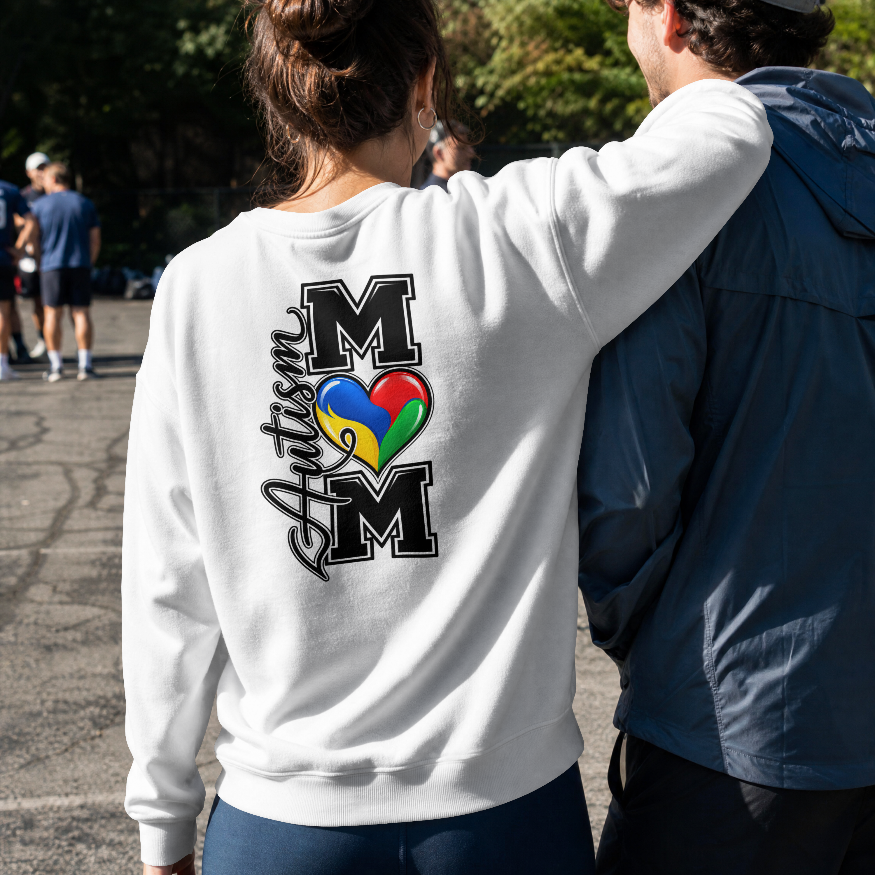 Autism Mom Crewneck, Puzzle Heart Awareness Sweatshirt, Autism Mom Gift Hoodie, Autism Acceptance Family Apparel