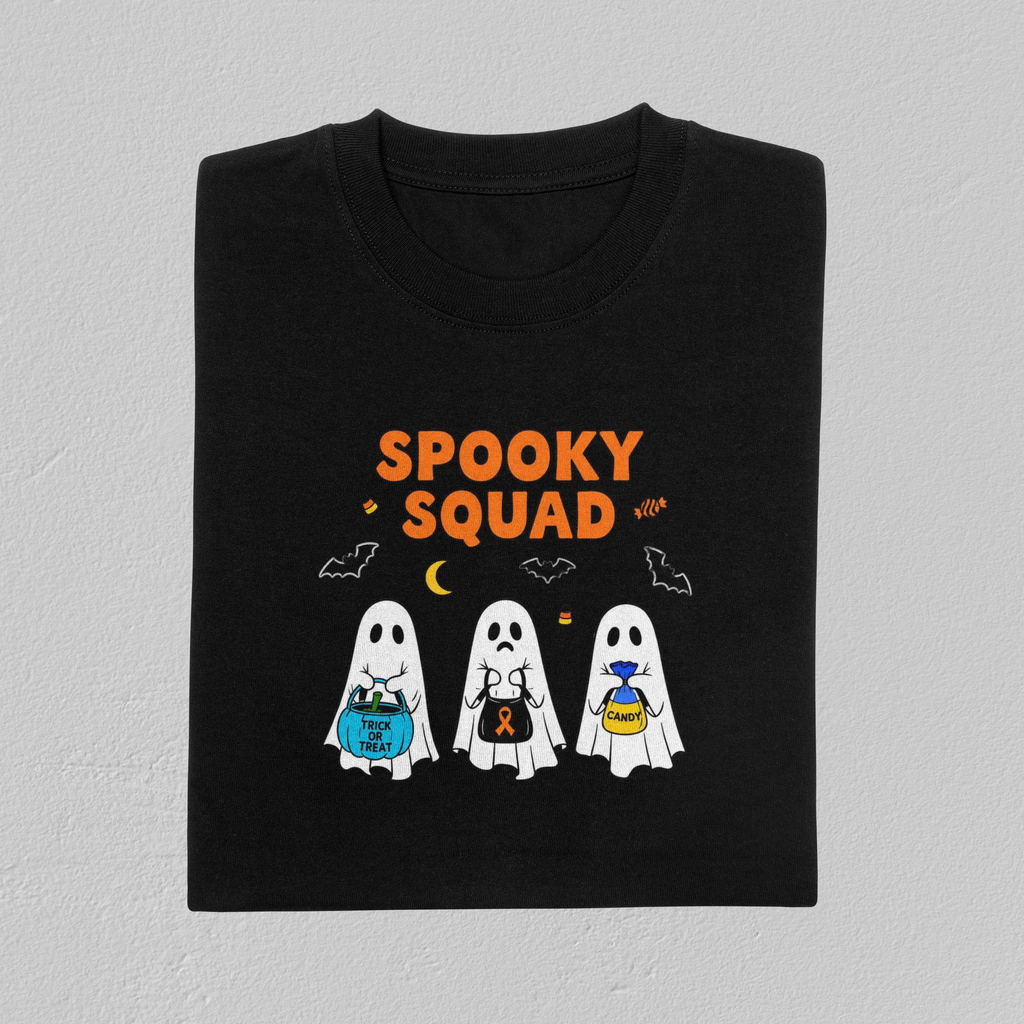 Spooky Squad Ghosts T-Shirt, Halloween Trick Or Treat Tee, Funny Halloween Family Shirt, Matching Halloween Group Costum
