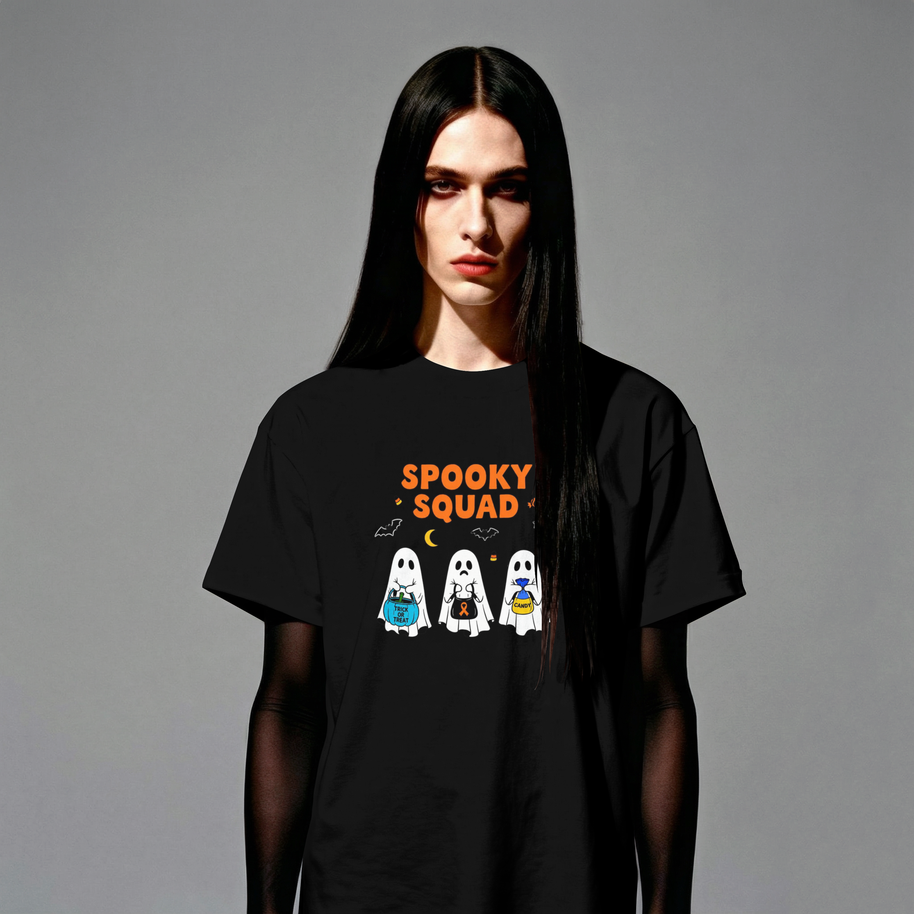 Spooky Squad Ghosts T-Shirt, Halloween Trick Or Treat Tee, Funny Halloween Family Shirt, Matching Halloween Group Costum