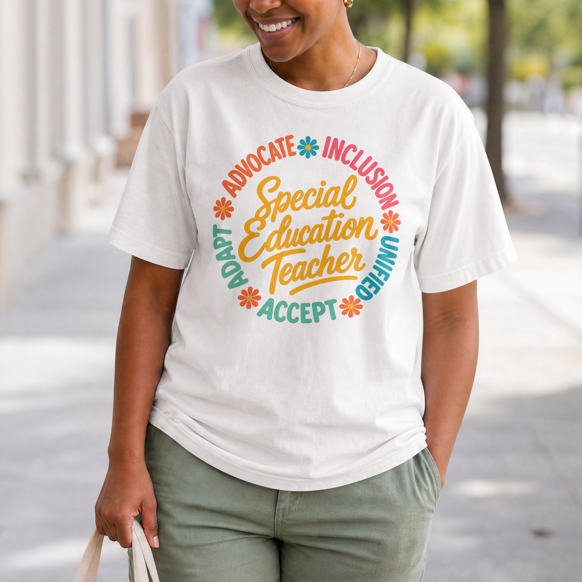Special Education Teacher Shirt Advocate Inclusion Acceptance T Shirt  Teacher Gift Autism Awareness Inclusive Classroom Tee