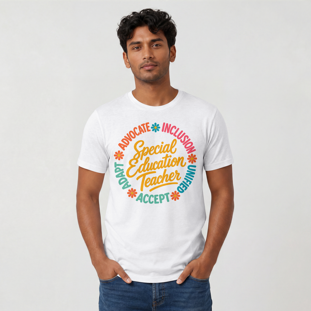 Special Education Teacher Shirt Advocate Inclusion Acceptance T Shirt  Teacher Gift Autism Awareness Inclusive Classroom Tee
