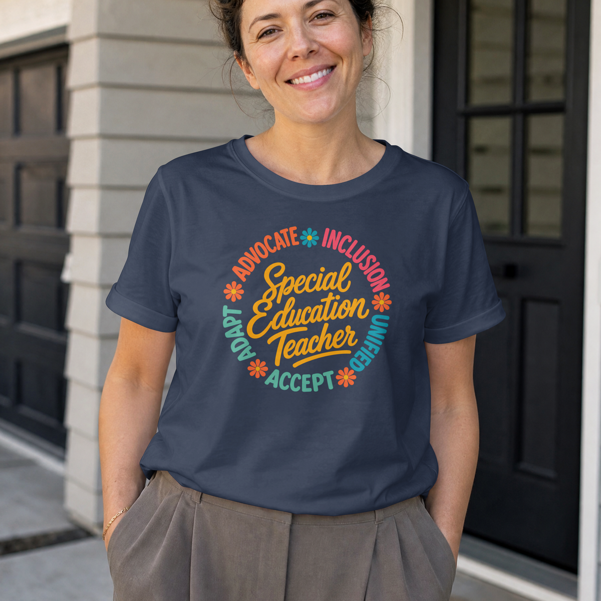 Special Education Teacher Shirt Advocate Inclusion Acceptance T Shirt  Teacher Gift Autism Awareness Inclusive Classroom Tee