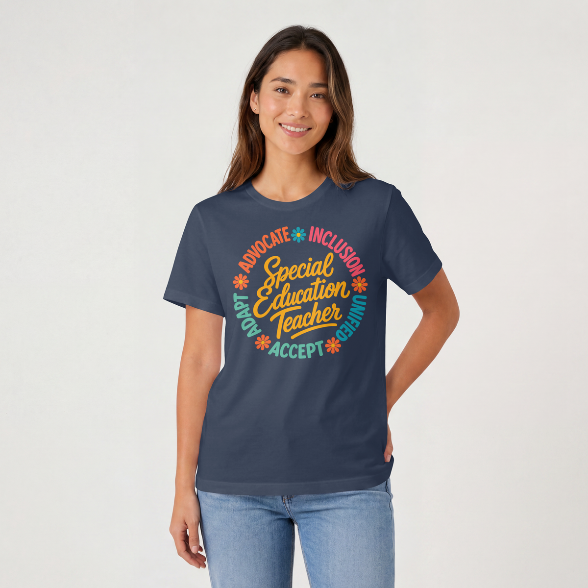 Special Education Teacher Shirt Advocate Inclusion Acceptance T Shirt  Teacher Gift Autism Awareness Inclusive Classroom Tee