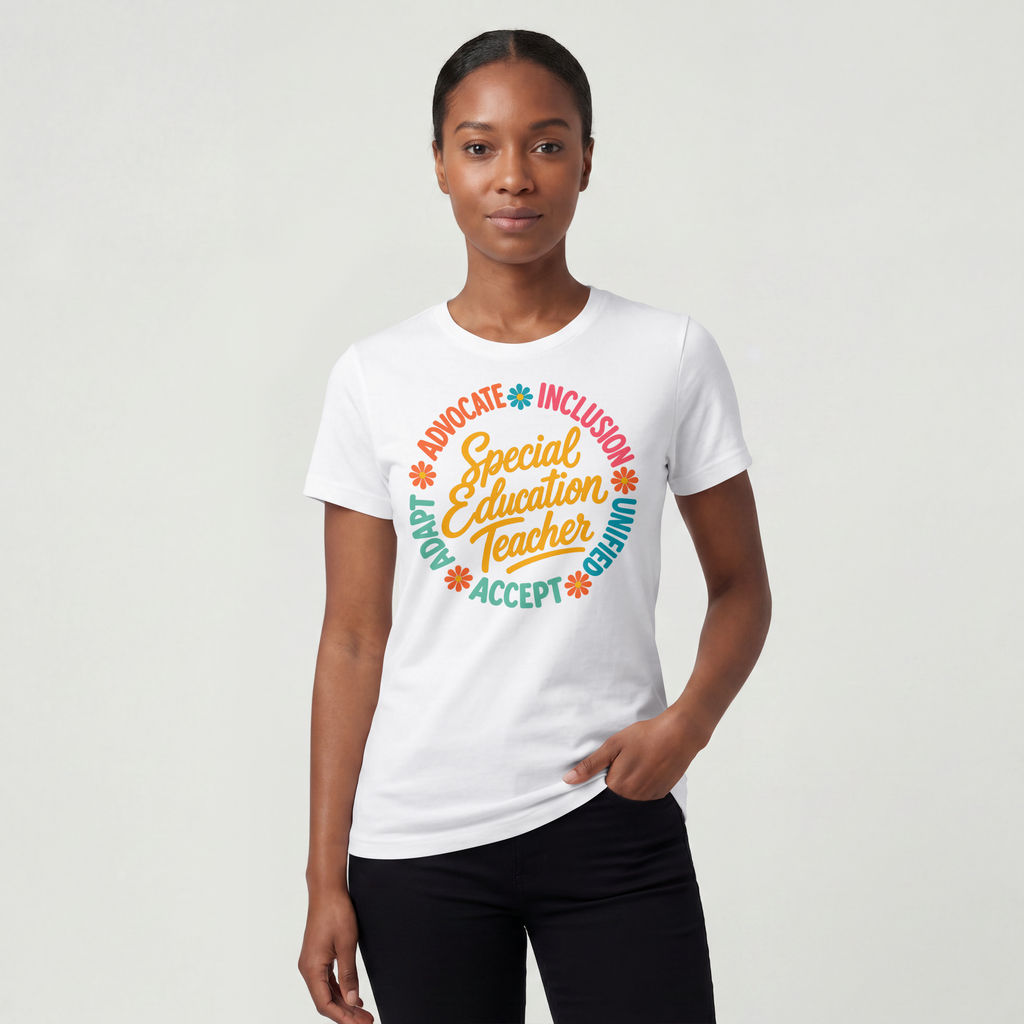 Special Education Teacher Shirt Advocate Inclusion Acceptance T Shirt  Teacher Gift Autism Awareness Inclusive Classroom Tee