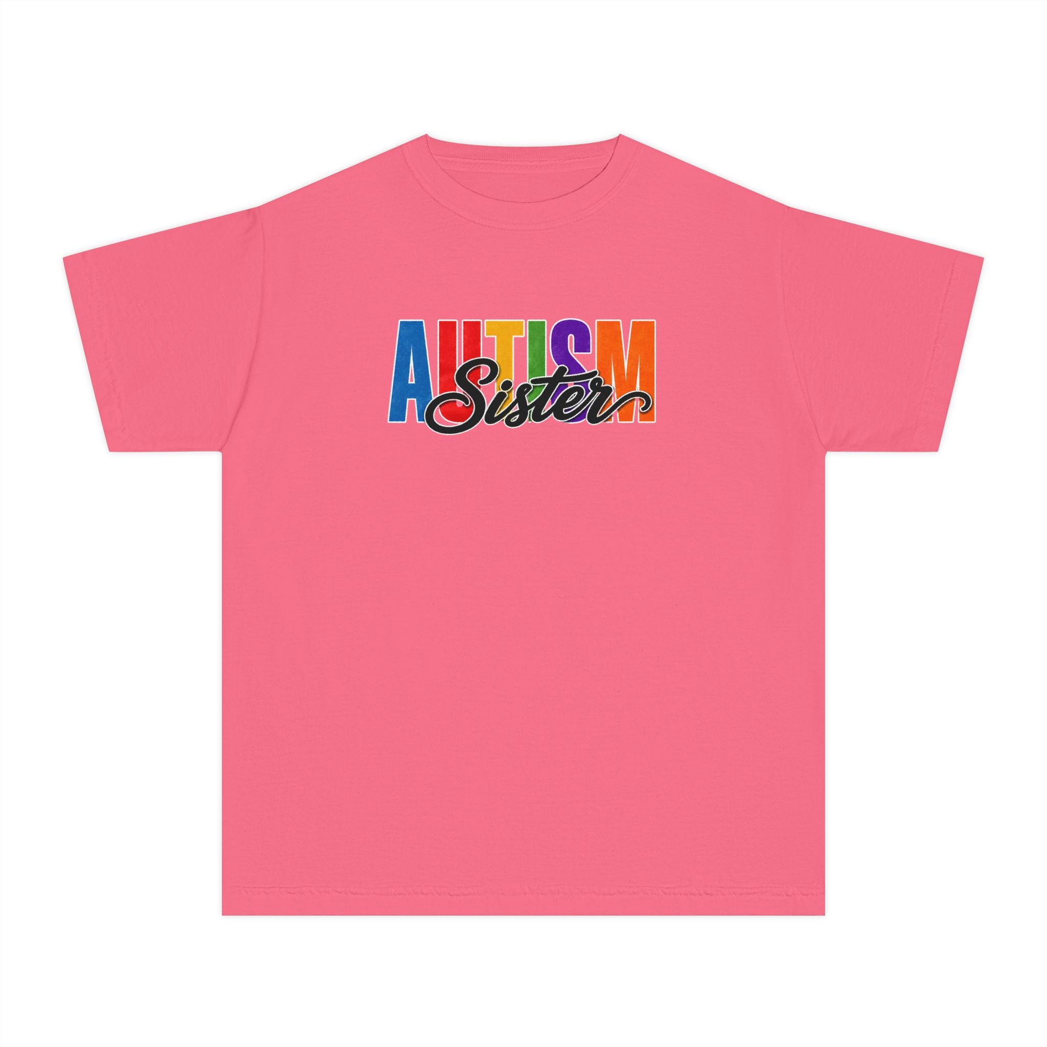 Autism Sister Youth Shirt Kids Autism Sister T Shirt Proud Autism Sibling Tee Autism Awareness Autism Acceptance Gift for Girls