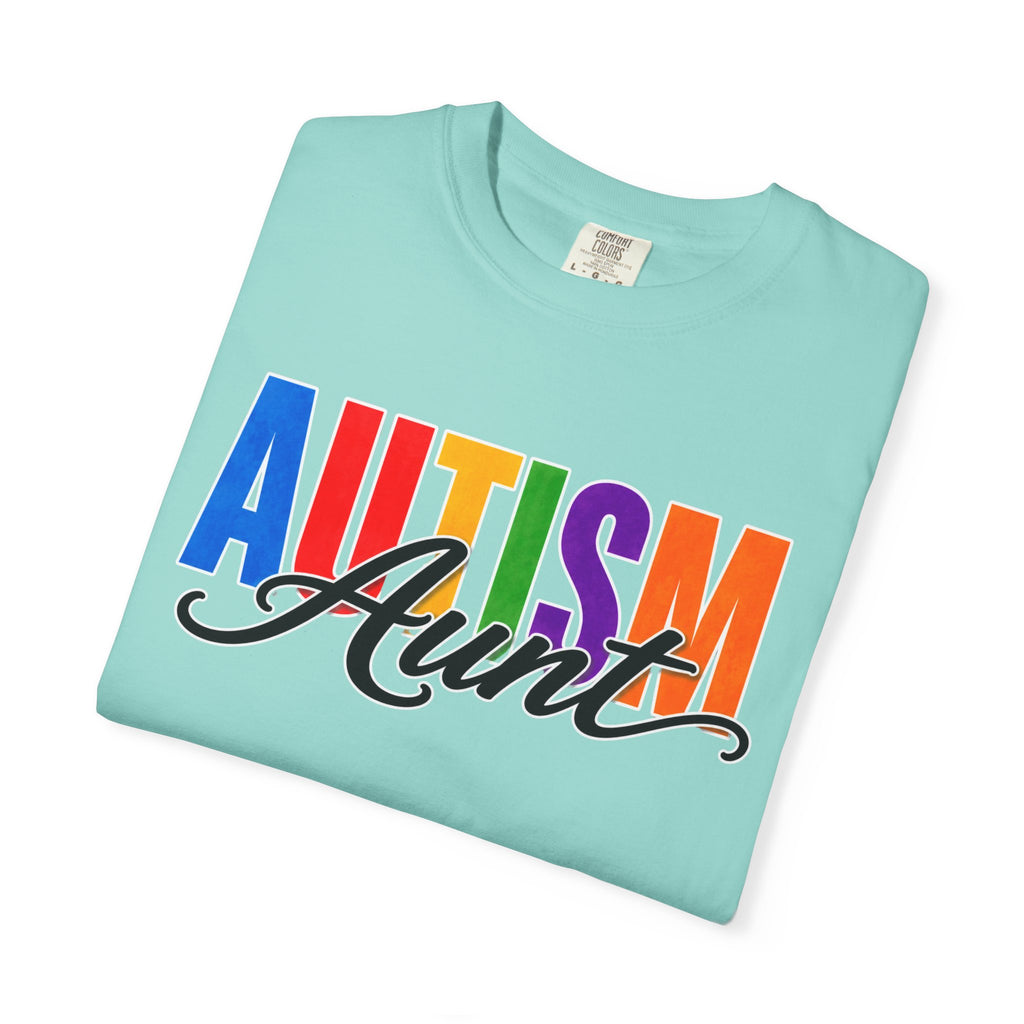 Autism Aunt Shirt Proud Autism Aunt T Shirt Autism Awareness Autism Acceptance Gift Puzzle Heart Special Needs Family Tee