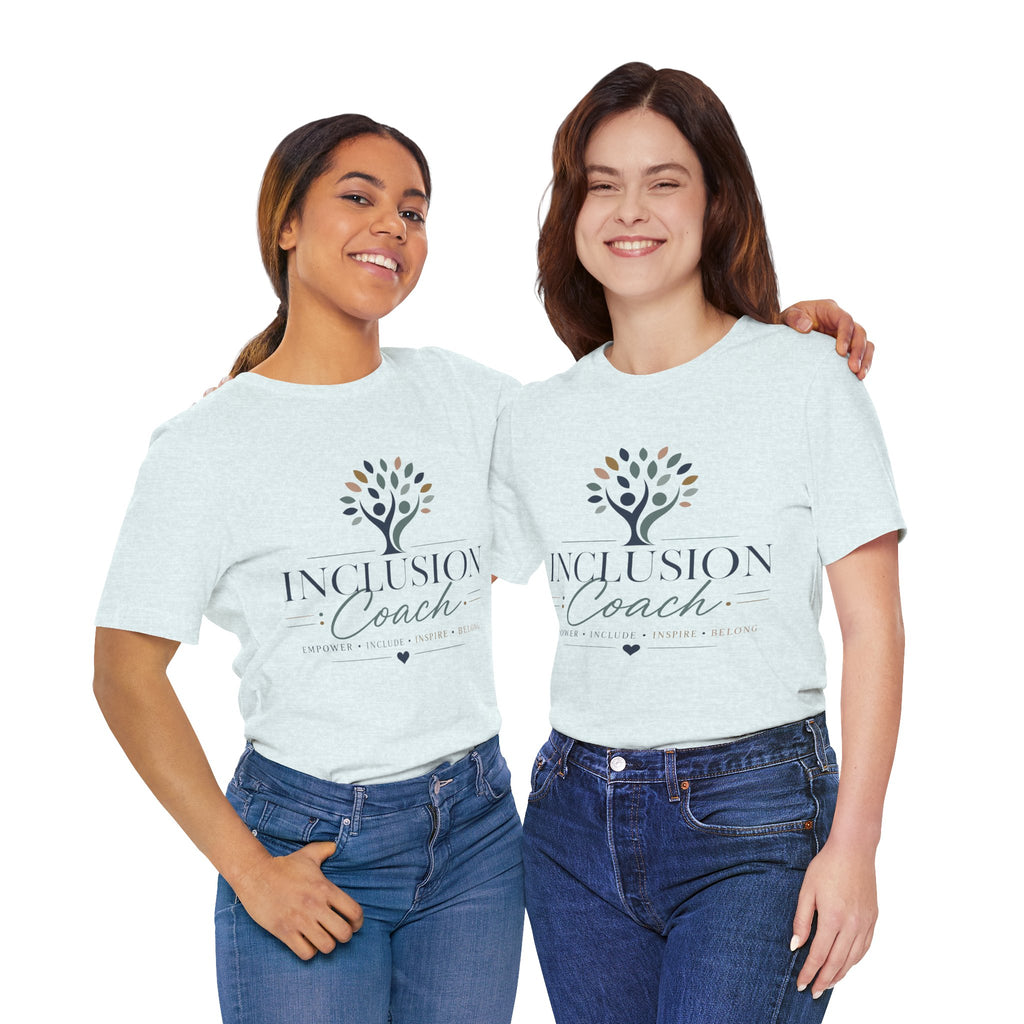 Inclusion Coach T-Shirt | Tree Logo, Empower Inclusivity, Diversity