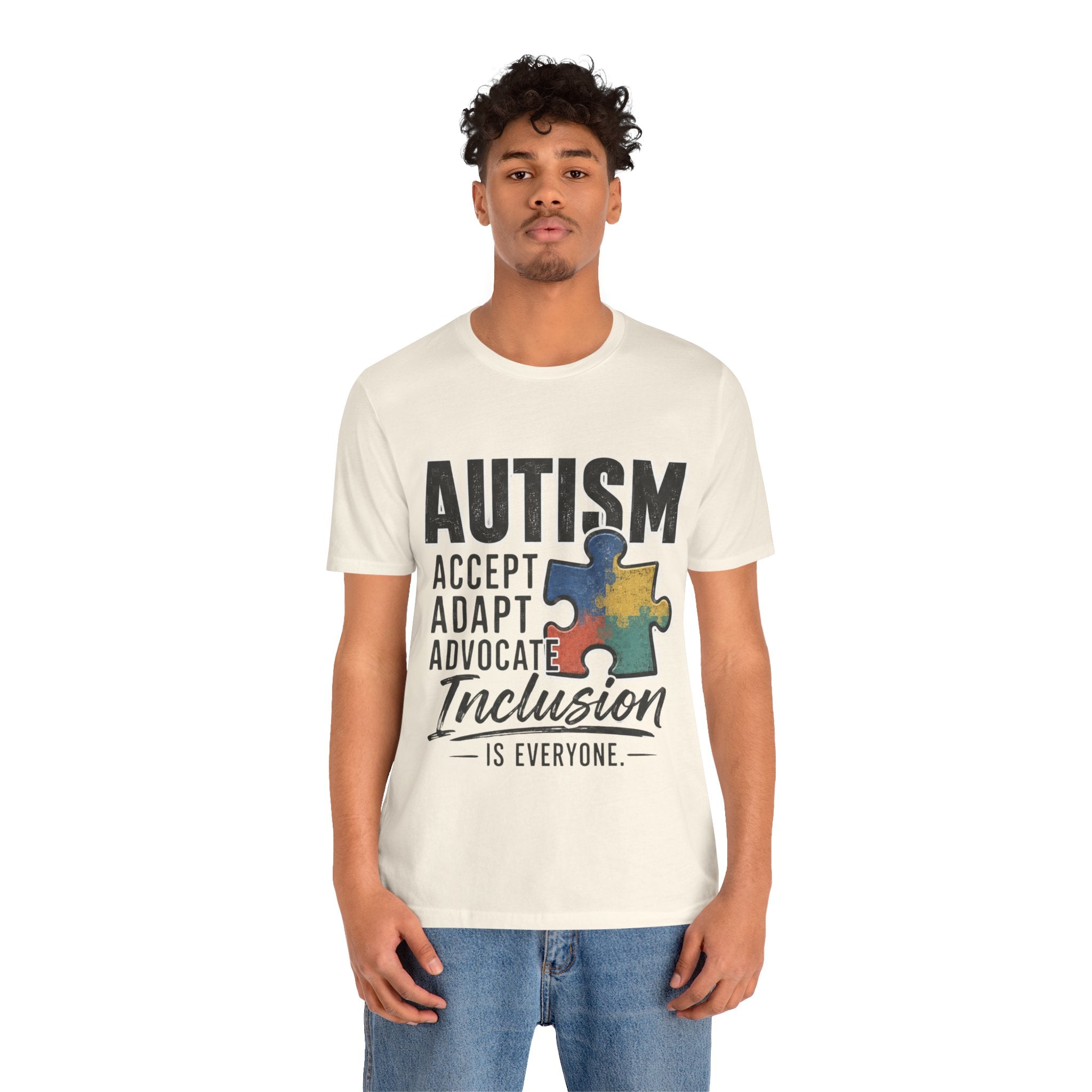Autism Acceptance Shirt Inclusion Advocate T Shirt Puzzle Piece Tee Neurodiversity Awareness Special Needs Support Unisex Gift