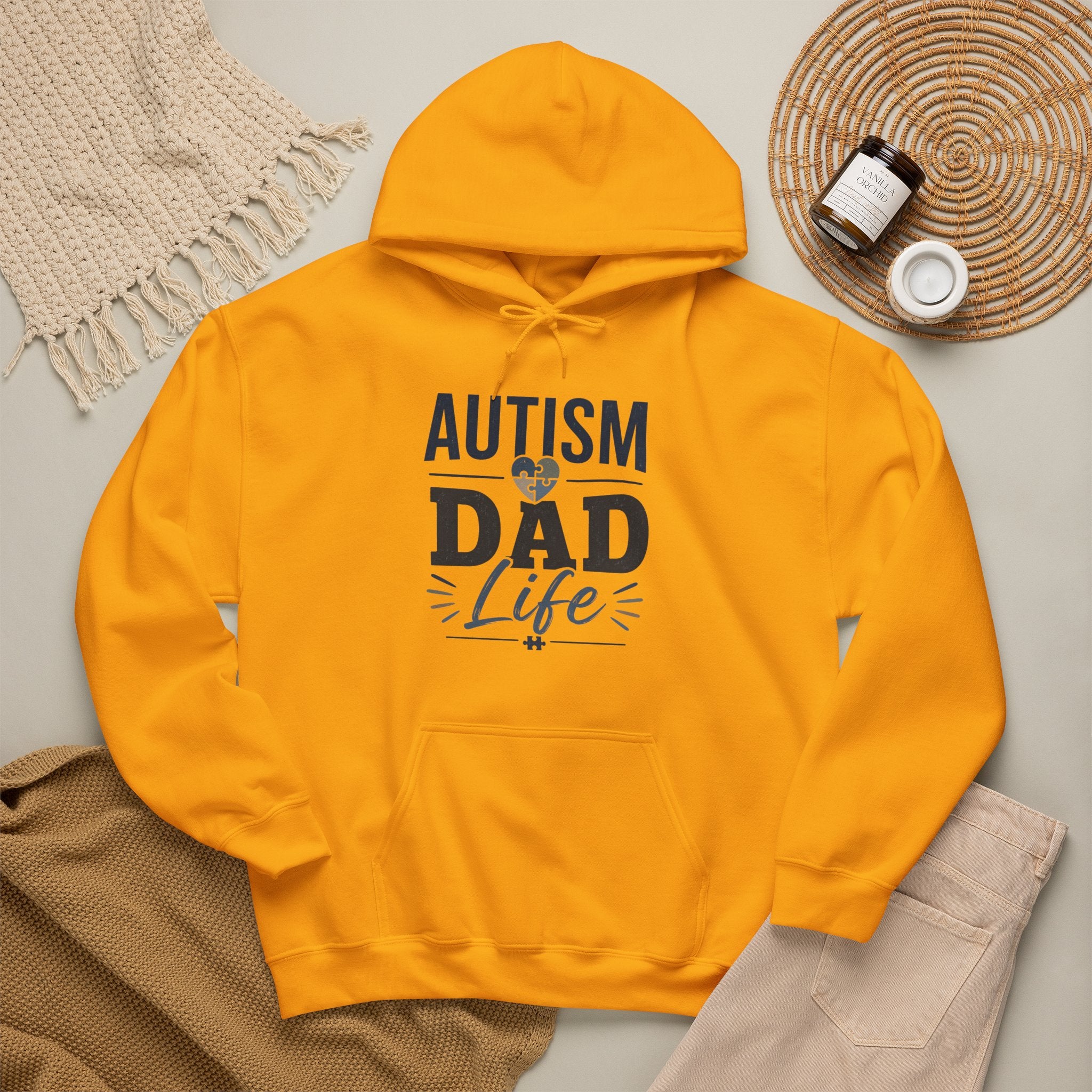 Autism Dad Life Hoodie | Autism Awareness Dad Sweatshirt