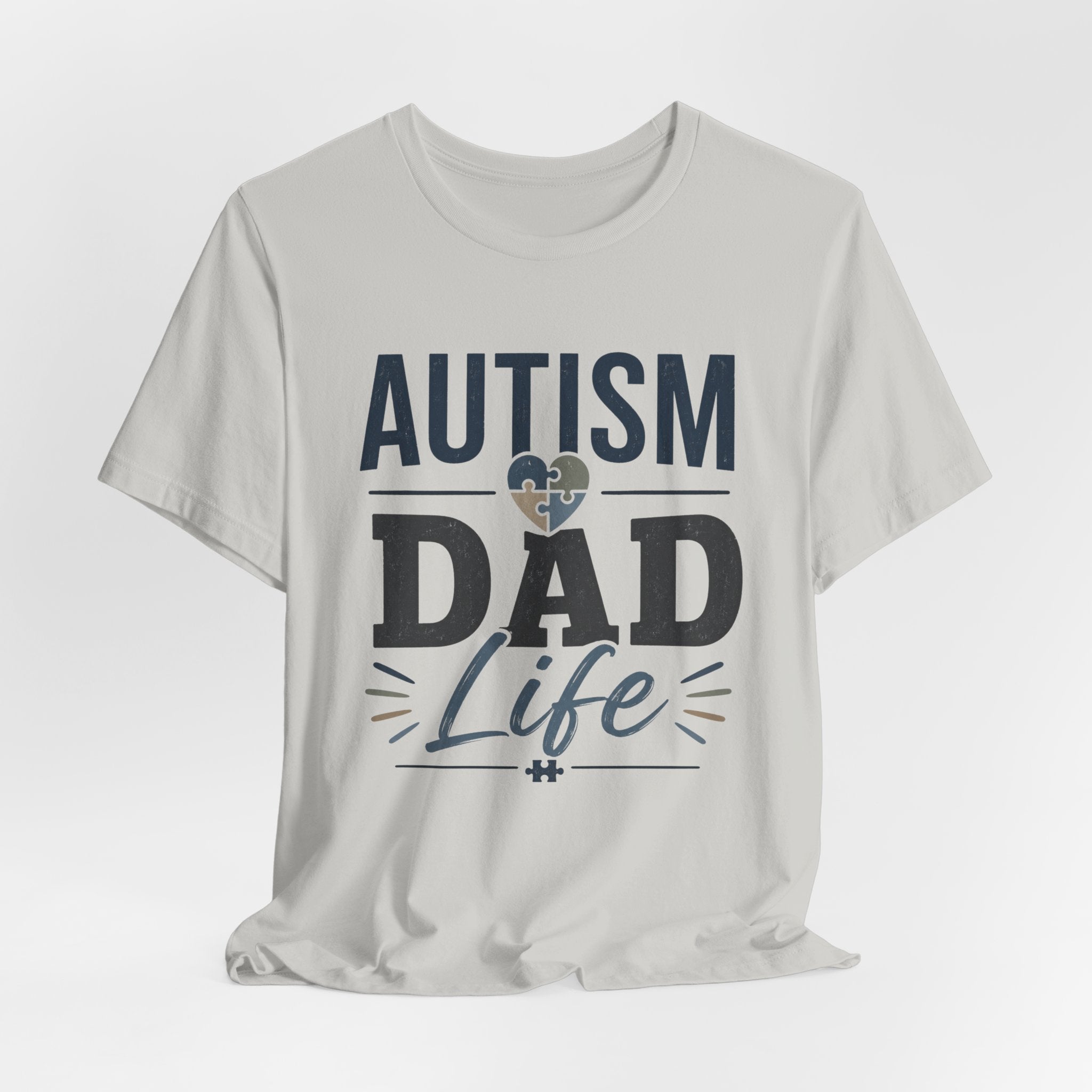 Autism Dad Life Shirt Autism Dad T Shirt Proud Autism Father Gift Autism Awareness Shirt Special Needs Dad Tee Puzzle Heart Design
