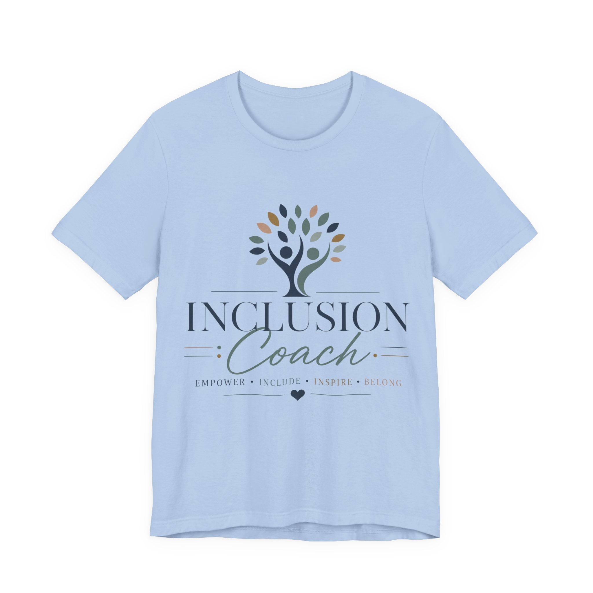 Inclusion Coach T-Shirt | Tree Logo, Empower Inclusivity, Diversity