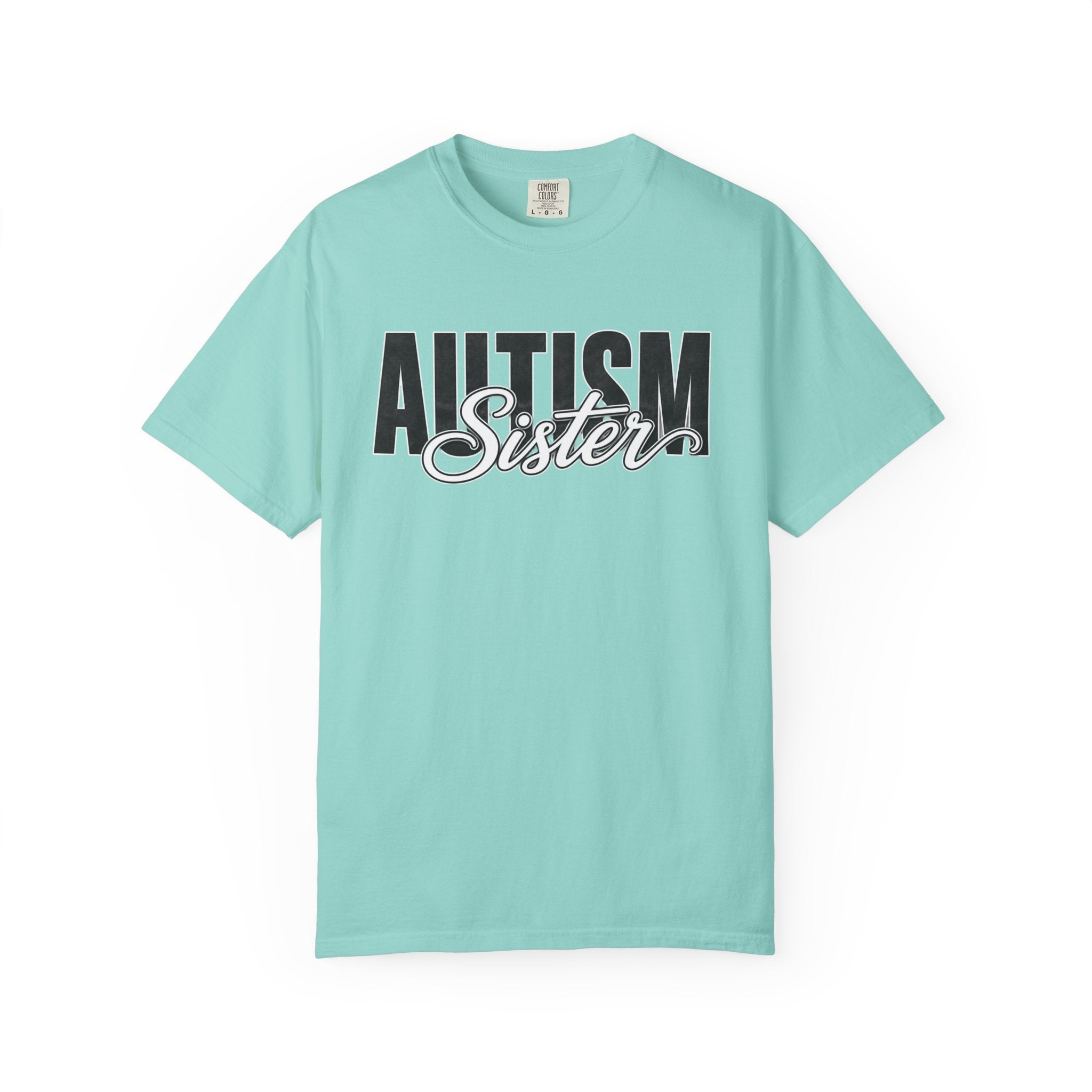 Autism Sister Shirt Proud Autism Sister T Shirt Autism Awareness Autism Acceptance Gift Puzzle Heart Special Needs Sibling Tee